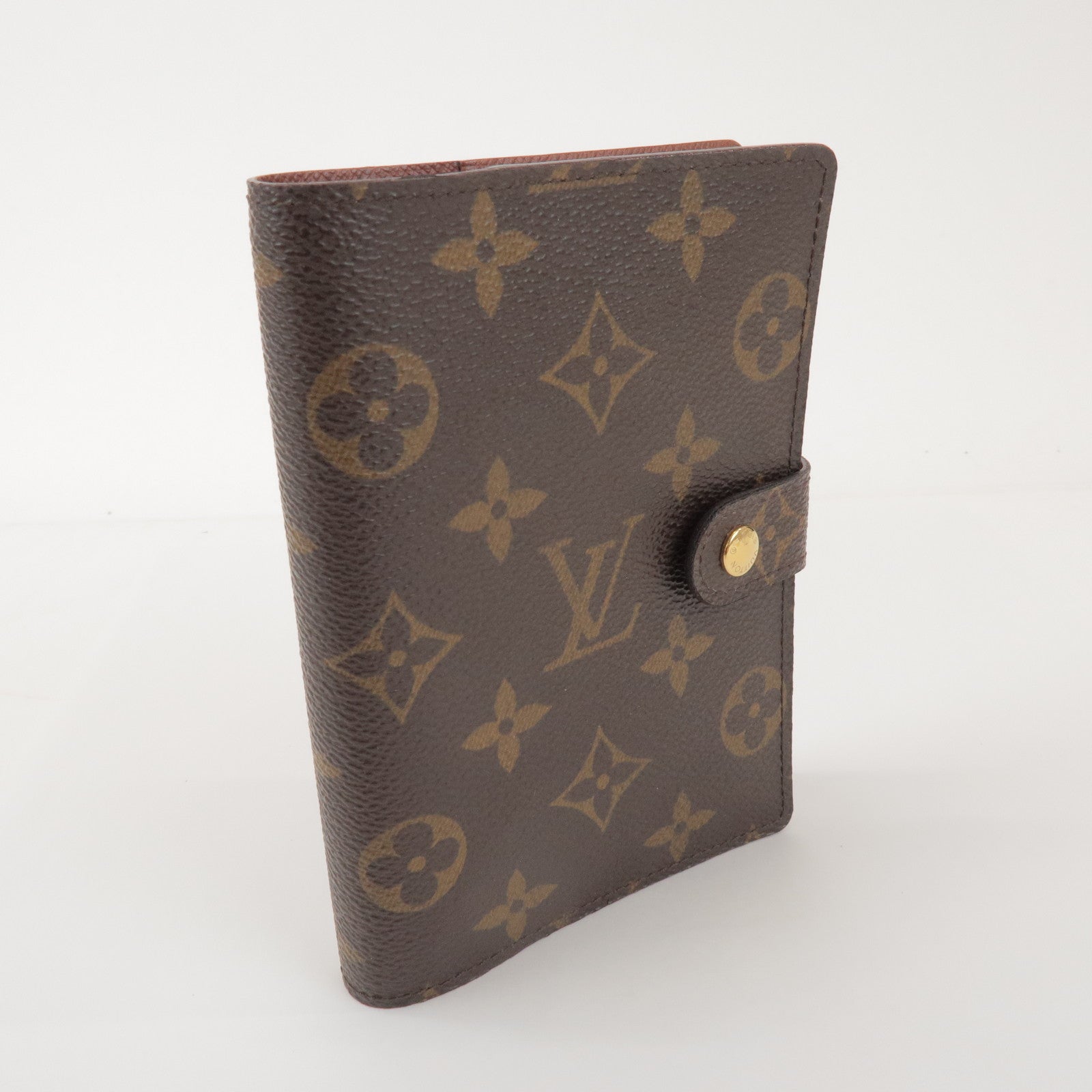 Louis Vuitton Monogram Agenda PM Planner Cover Brown R20005