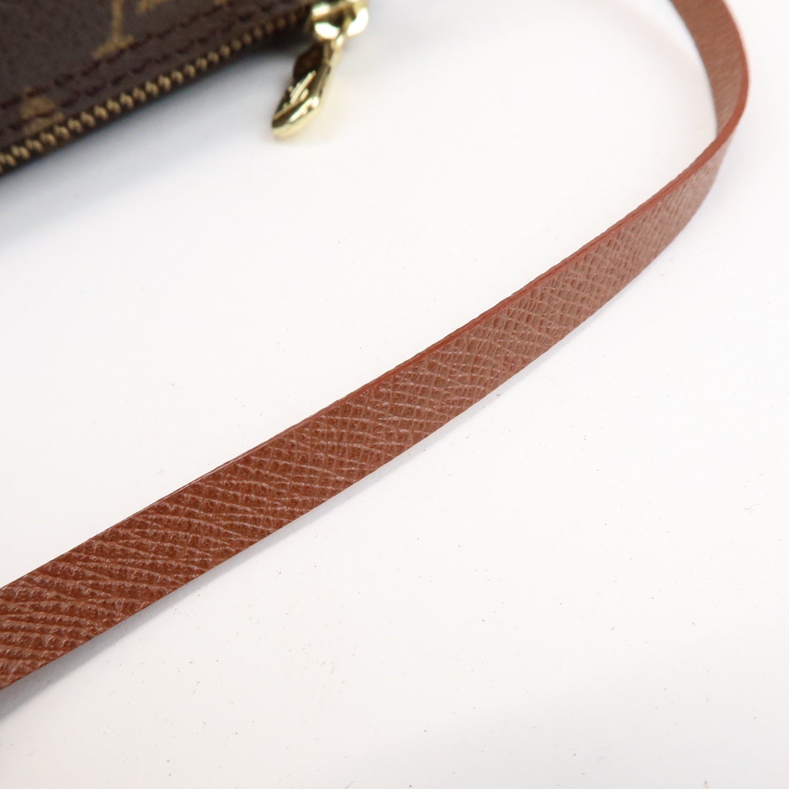 Louis Vuitton Monogram Mini Pouch for Papillon Bag Old Style Brown