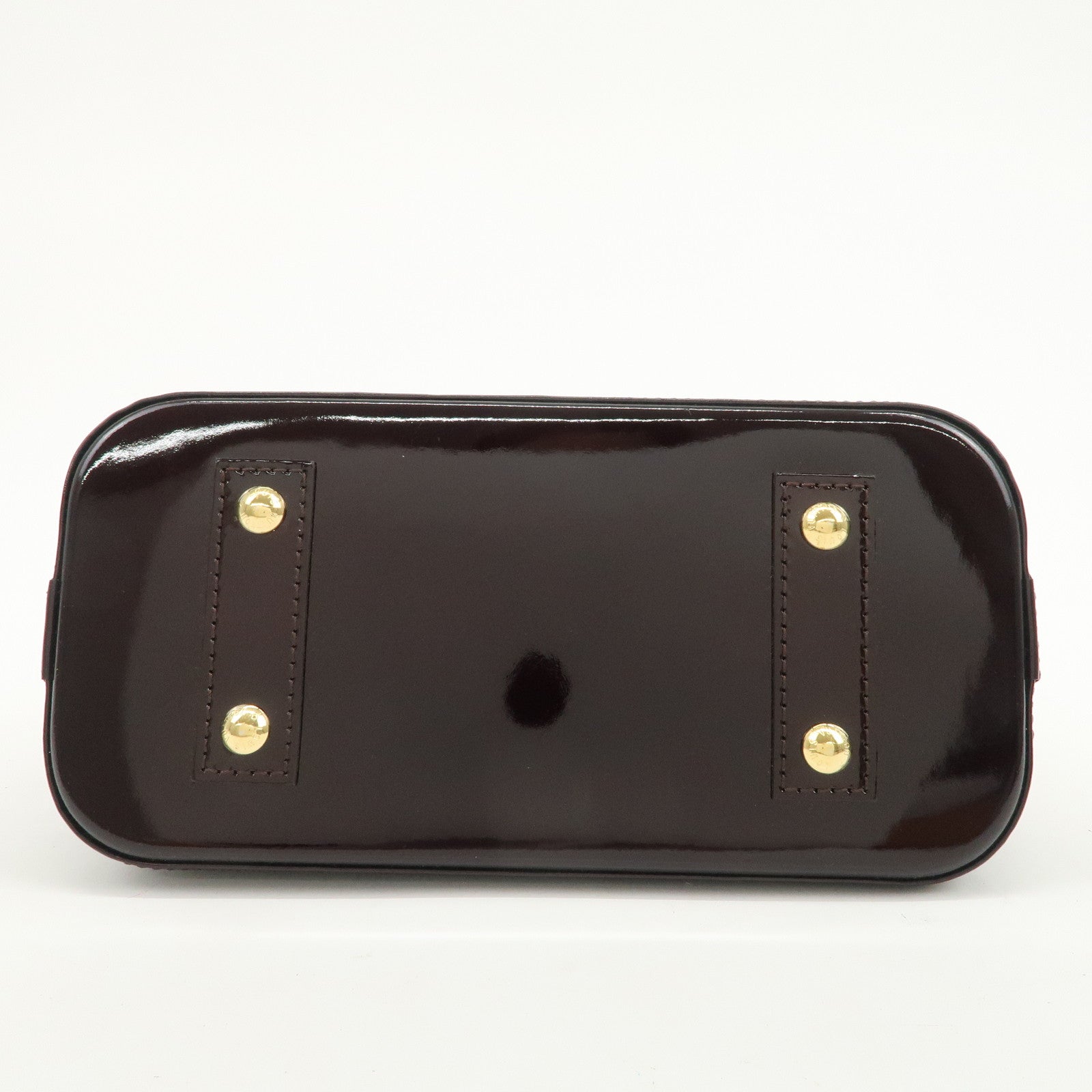 Louis Vuitton Monogram Vernis Alma BB 2Way Bag Amarante M91678