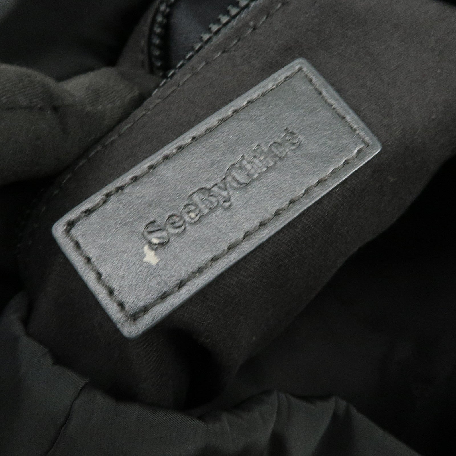 Chloe See by Chloe Nylon Backpack Rucksuck Black