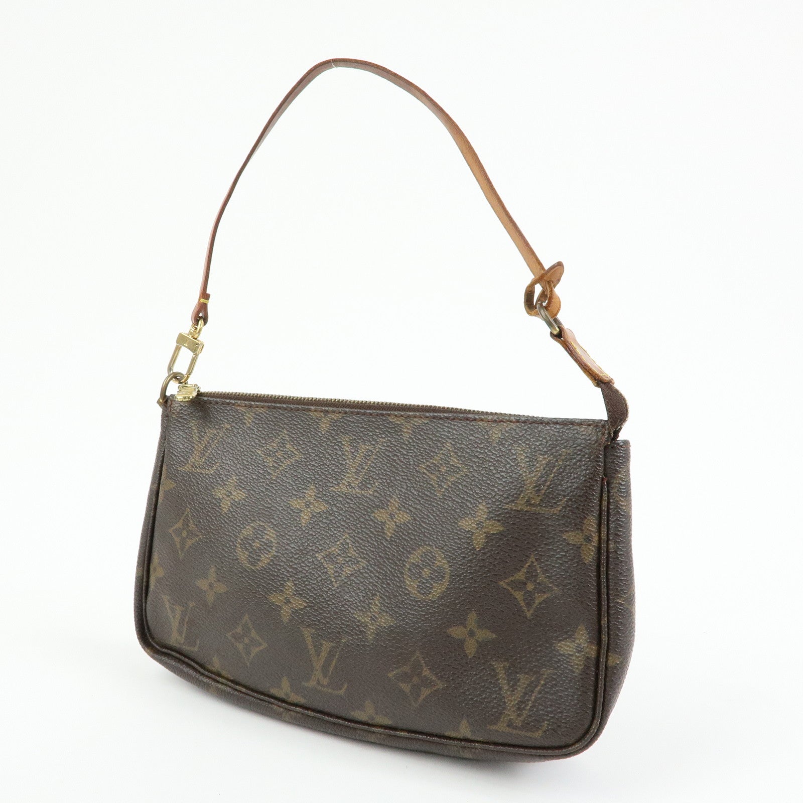 Louis Vuitton Monogram Pochette Accessoires Pouch Hand Bag M51980