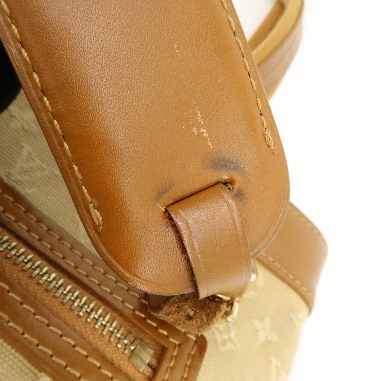 Louis Vuitton Monogram Mini Lucille PM Hand Bag Beige M92684