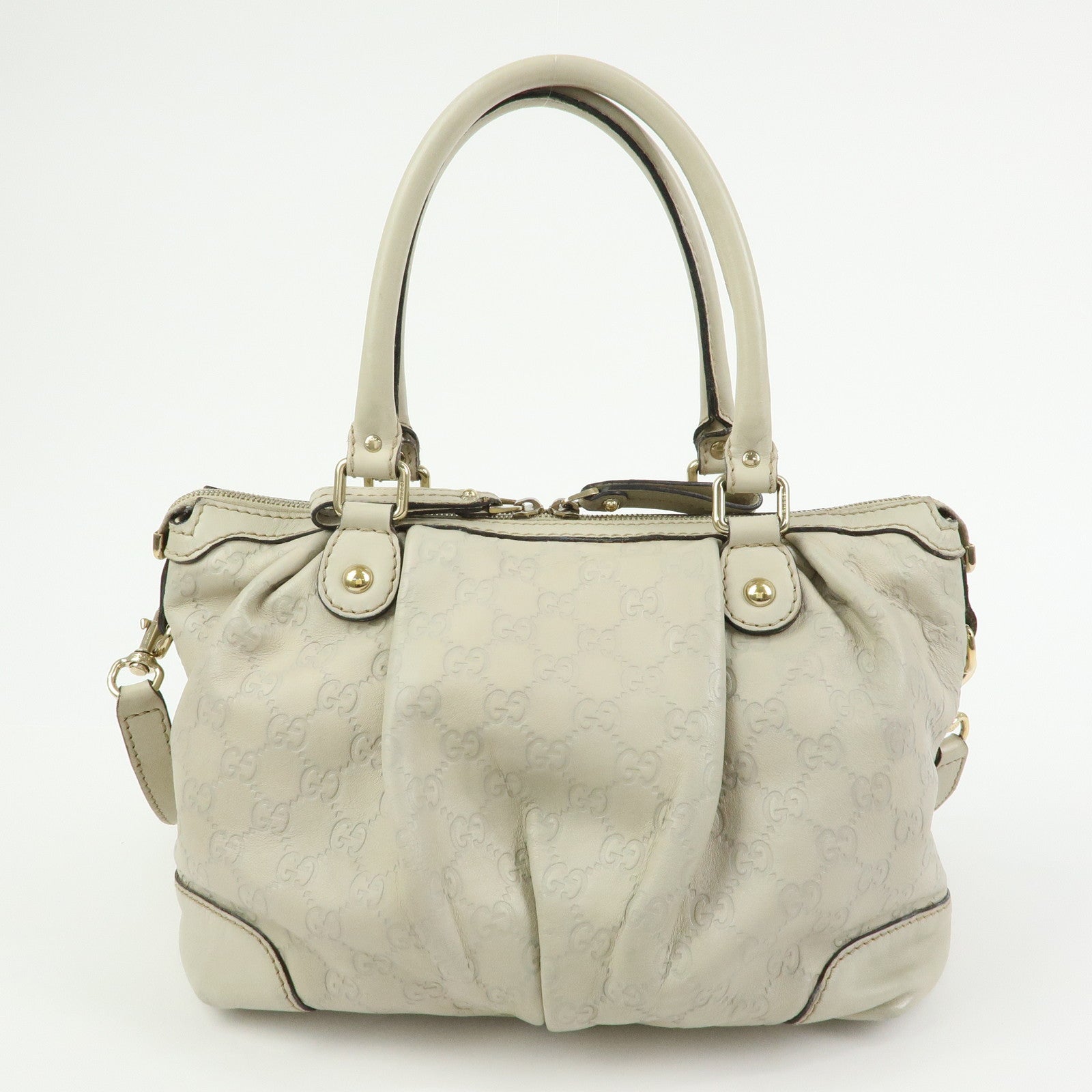 GUCCI Sukey Interlocking G Guccissima Leather 2Way Hand Bag 247902