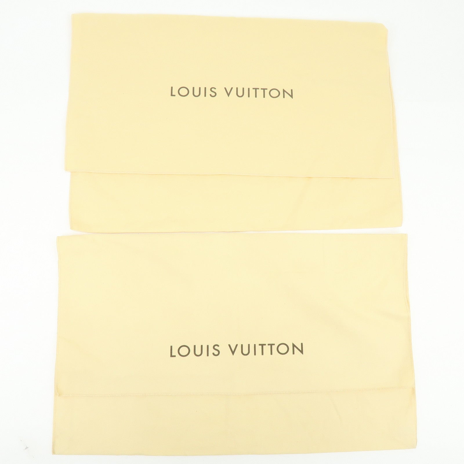 Loiuis Vuitton Set Of 13 Dust Bag Flap Style Beige Brown