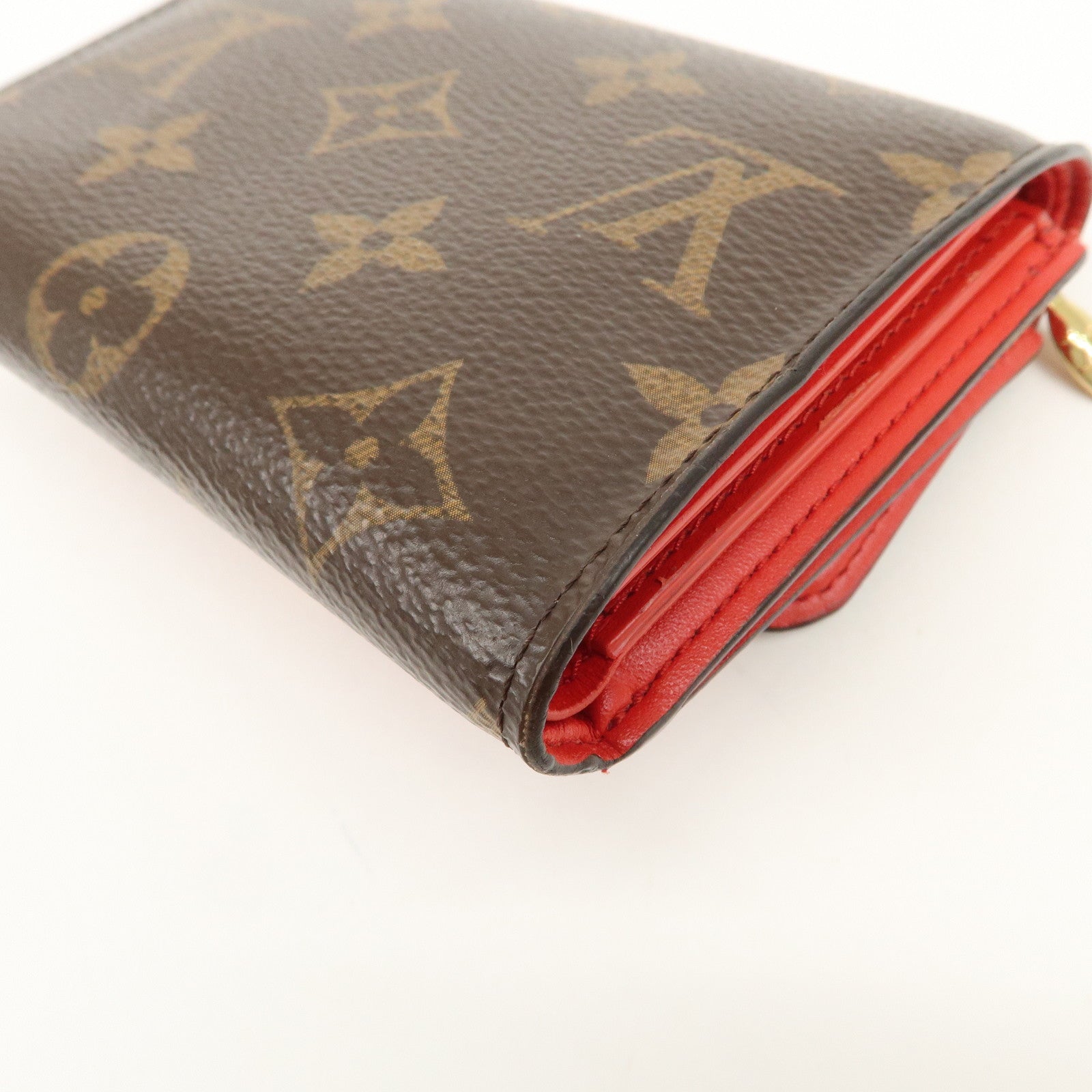Louis Vuitton Monogram Portefeuille Flower Wallet Coquelicot M62567