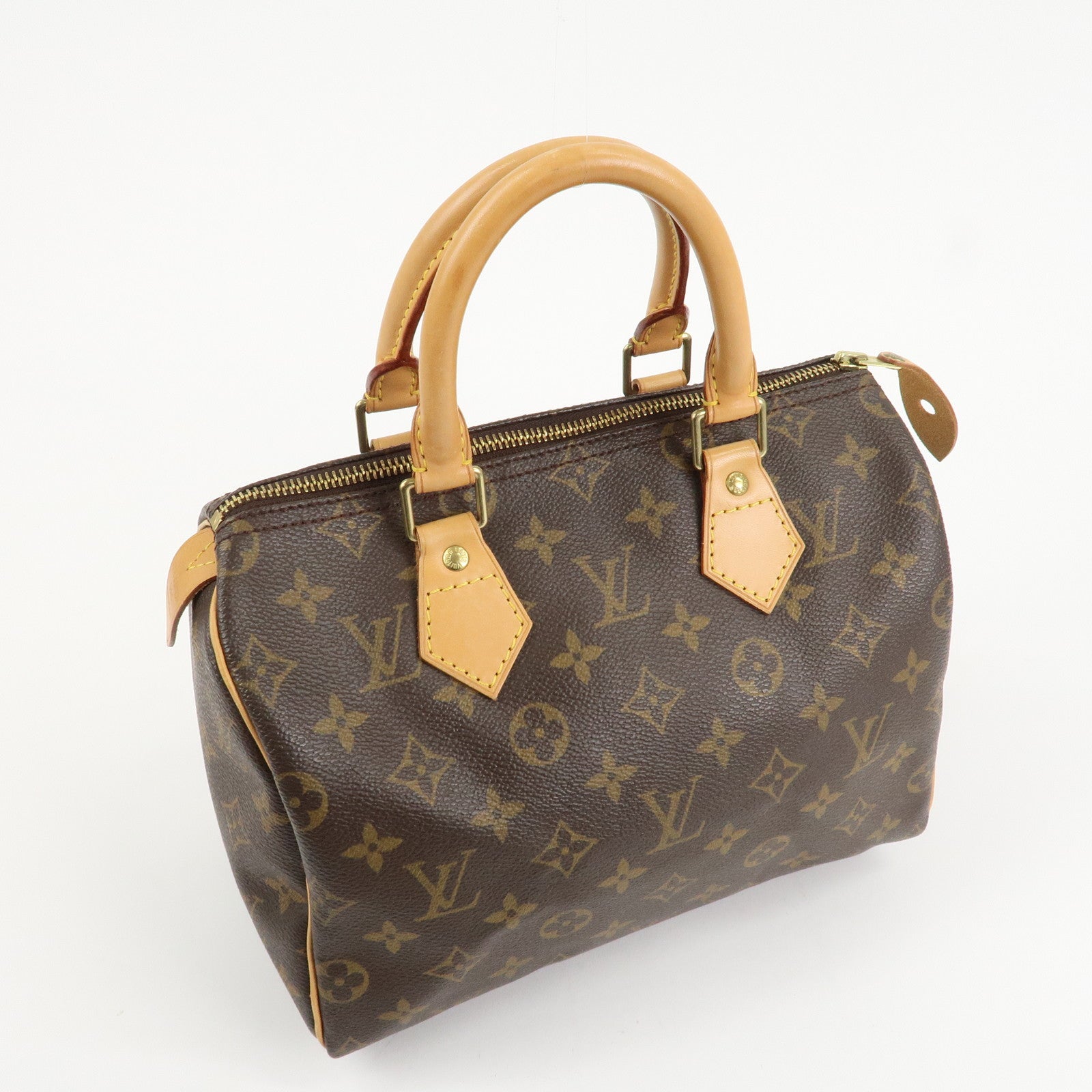 Louis Vuitton Monogram Speedy 25 Hand Bag Boston Bag M41528 Used