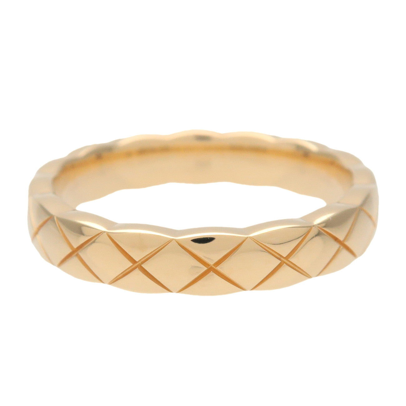 CHANEL COCO Crush Mini Ring K18 750YG Yellow Gold #46 US3.5 J11794