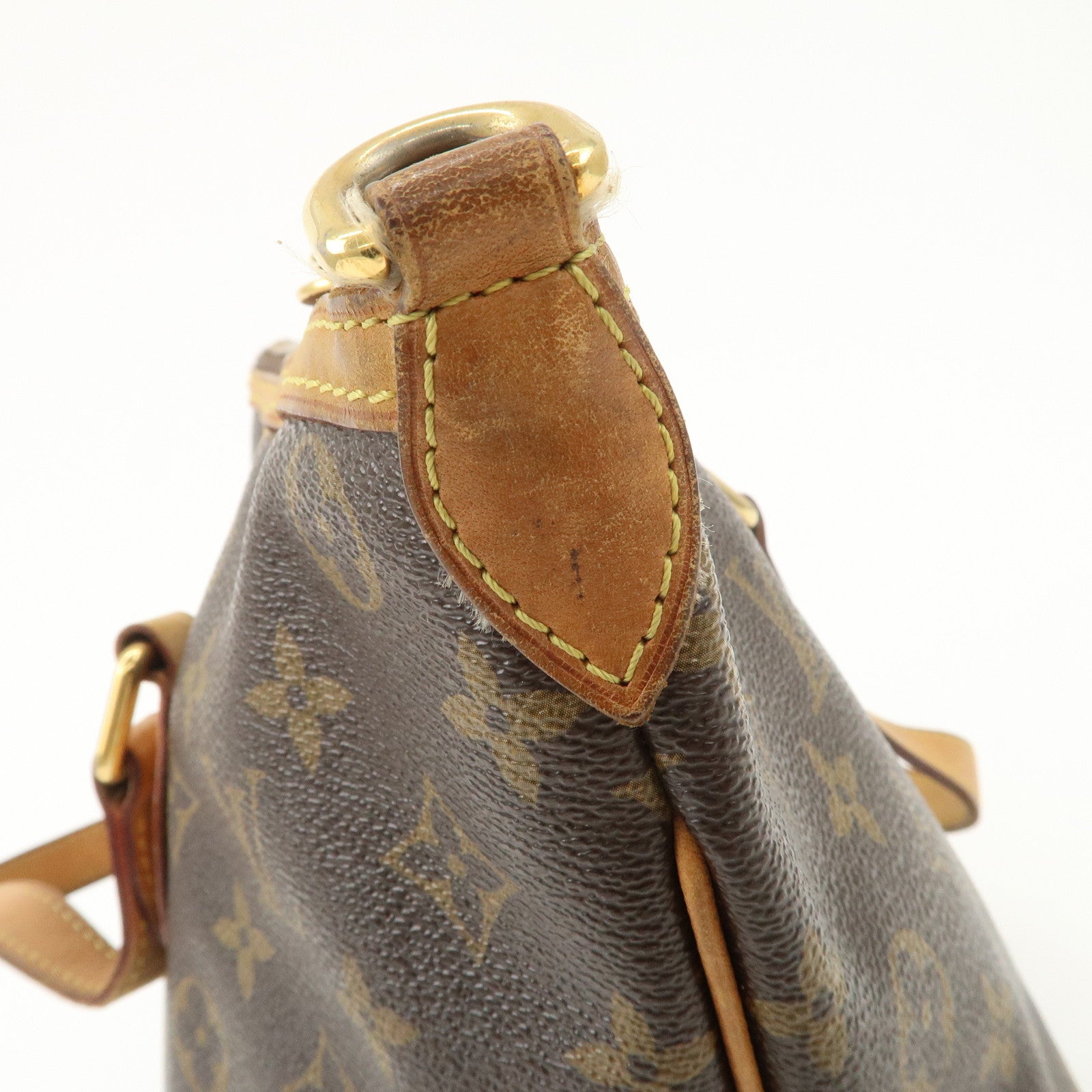 Louis Vuitton Monogram Palermo PM 2Way Hand Bag Brown M40145 Used