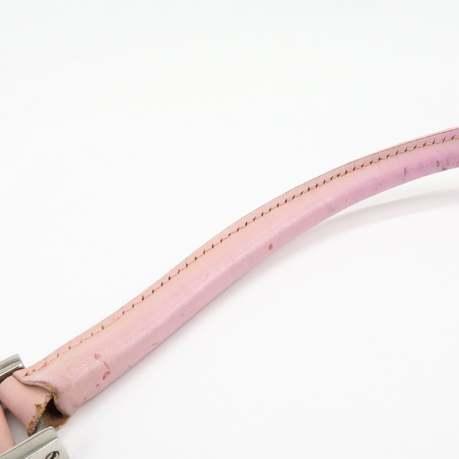 GUCCI Jackie GG Canvas Leather Shoulder Bag Pink 002・1067