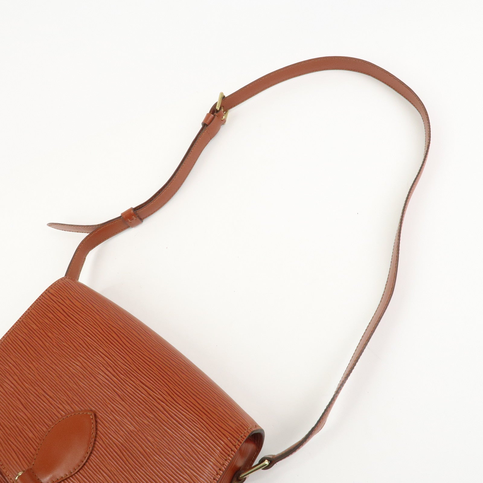 Louis Vuitton Epi Saint Cloud Shoulder Bag Kenya Brown M52193