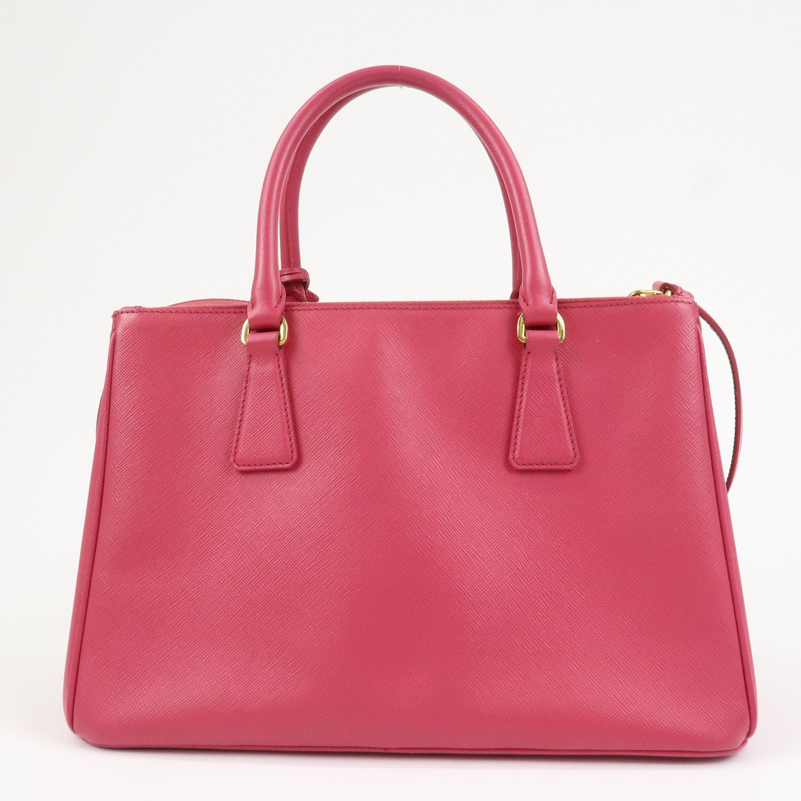 PRADA Saffiano Leather Galleria 2Way Hand Shoulder Bag Pink 1BA863