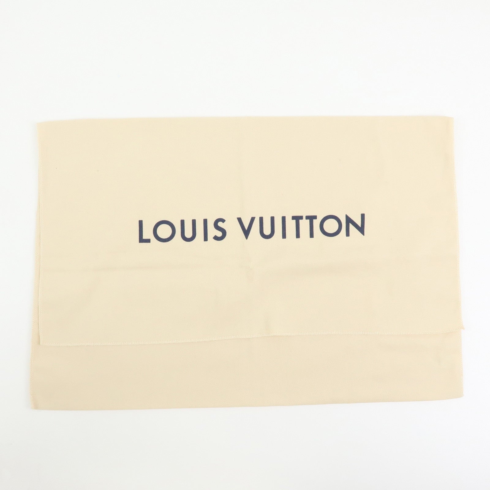 Louis Vuitton Set of 10 Dust Bag Storage Bag Flap Style Beige