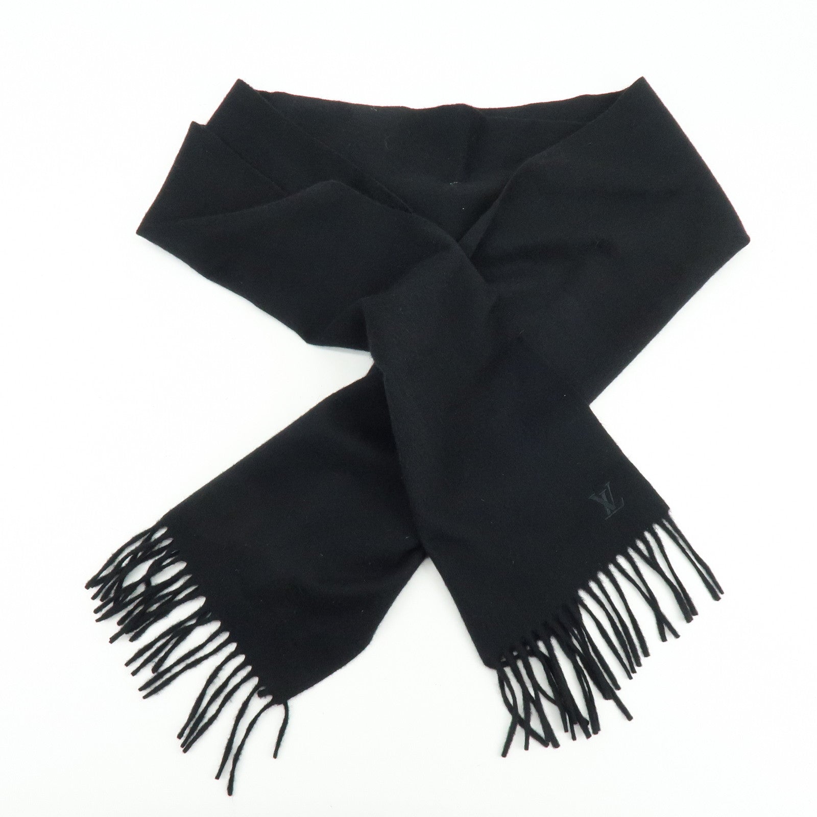 Louis Vuitton Écharpe Jeram Cashmere 100% Scarf Black M75362
