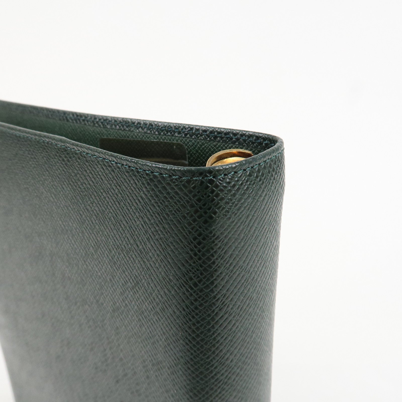 Louis Vuitton Taiga Leather Agenda GM Planner Cover Epicea R20404 Used