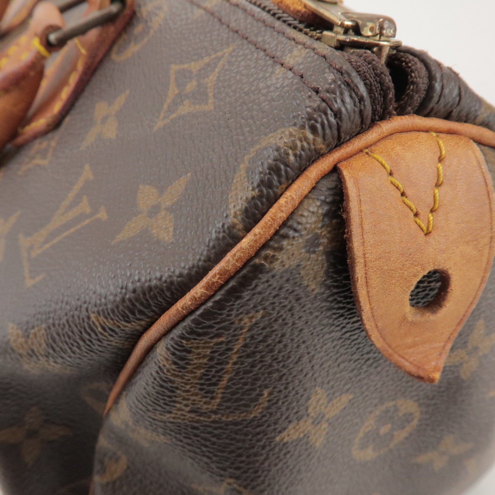 Louis Vuitton Monogram Speedy 30 Boston Bag Hand Bag Brown M41526