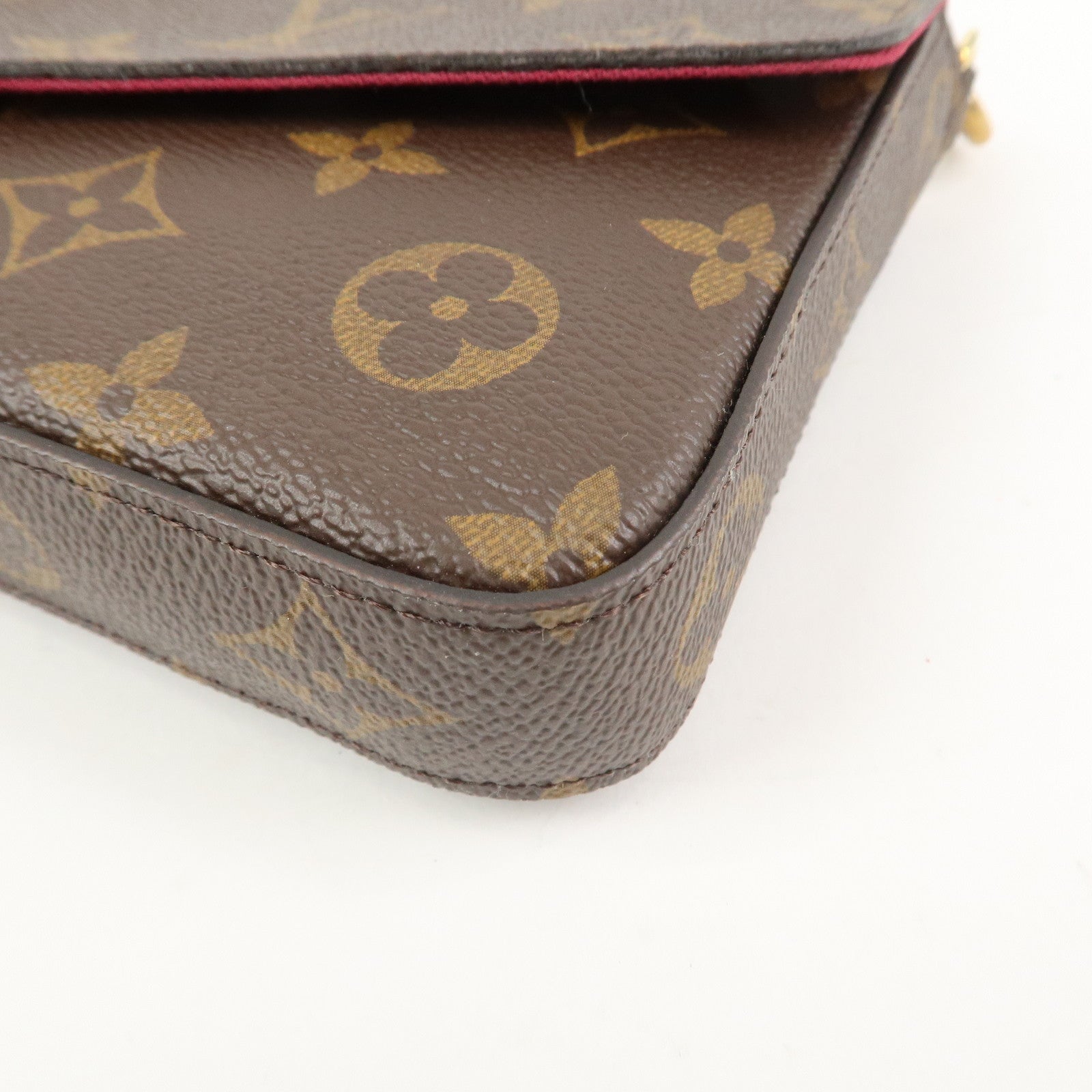 Louis Vuitton Monogram Pochette Felicie Shoulder Bag Brown M61276