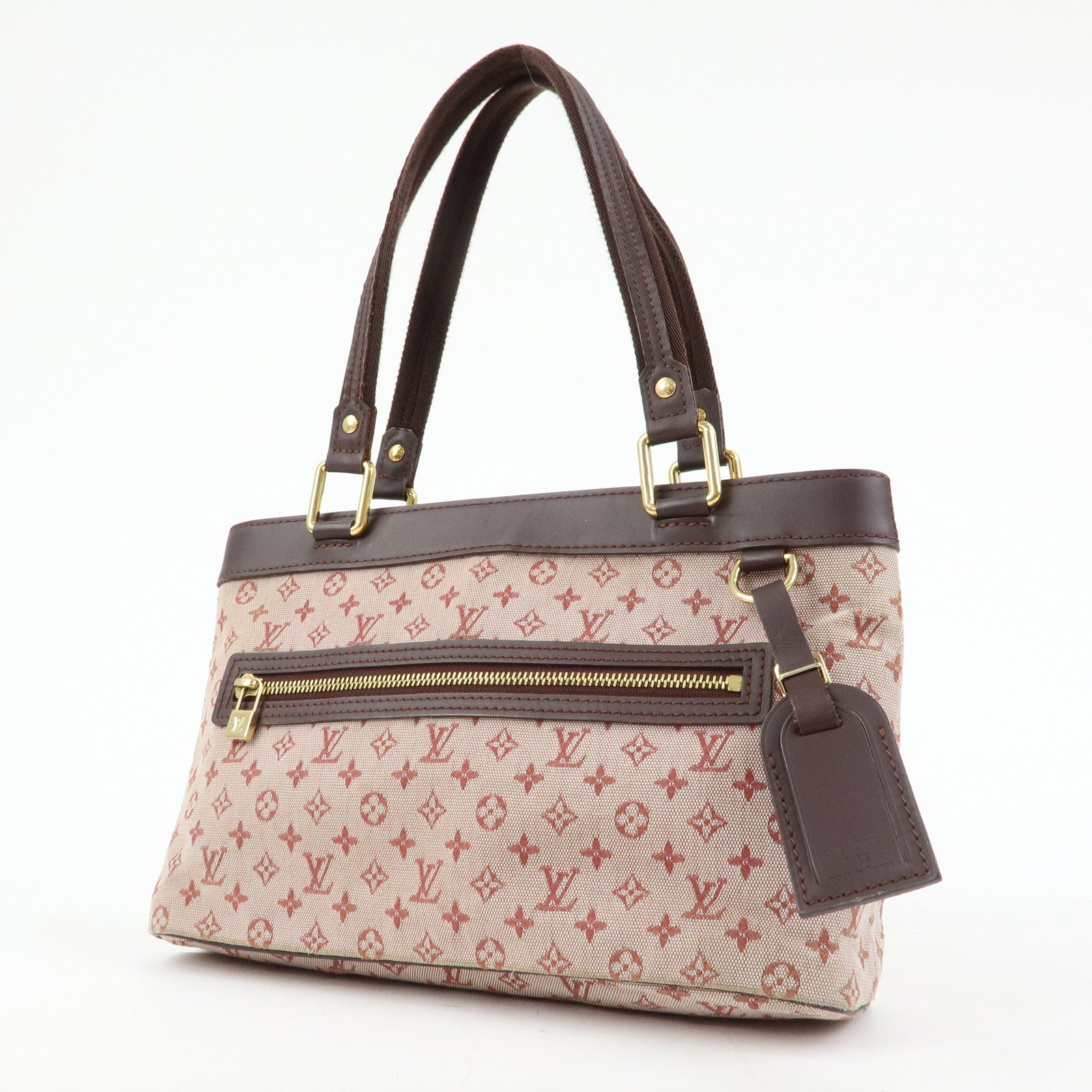 Louis Vuitton Monogram Mini Lucille PM Hand Bag Cerise M92678