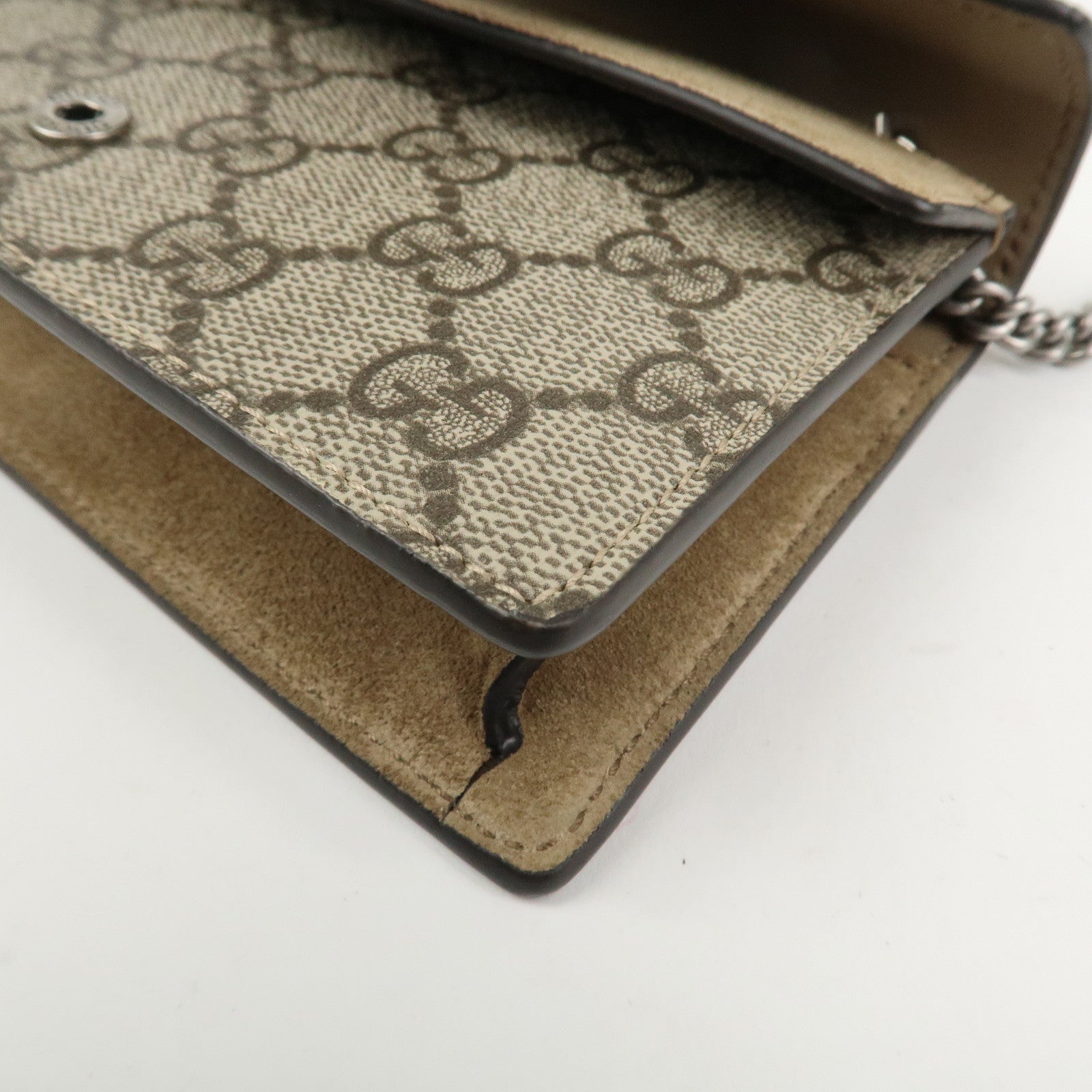 GUCCI Dionysus Super Mini Bag Leather Chain Shoulder Bag 476432