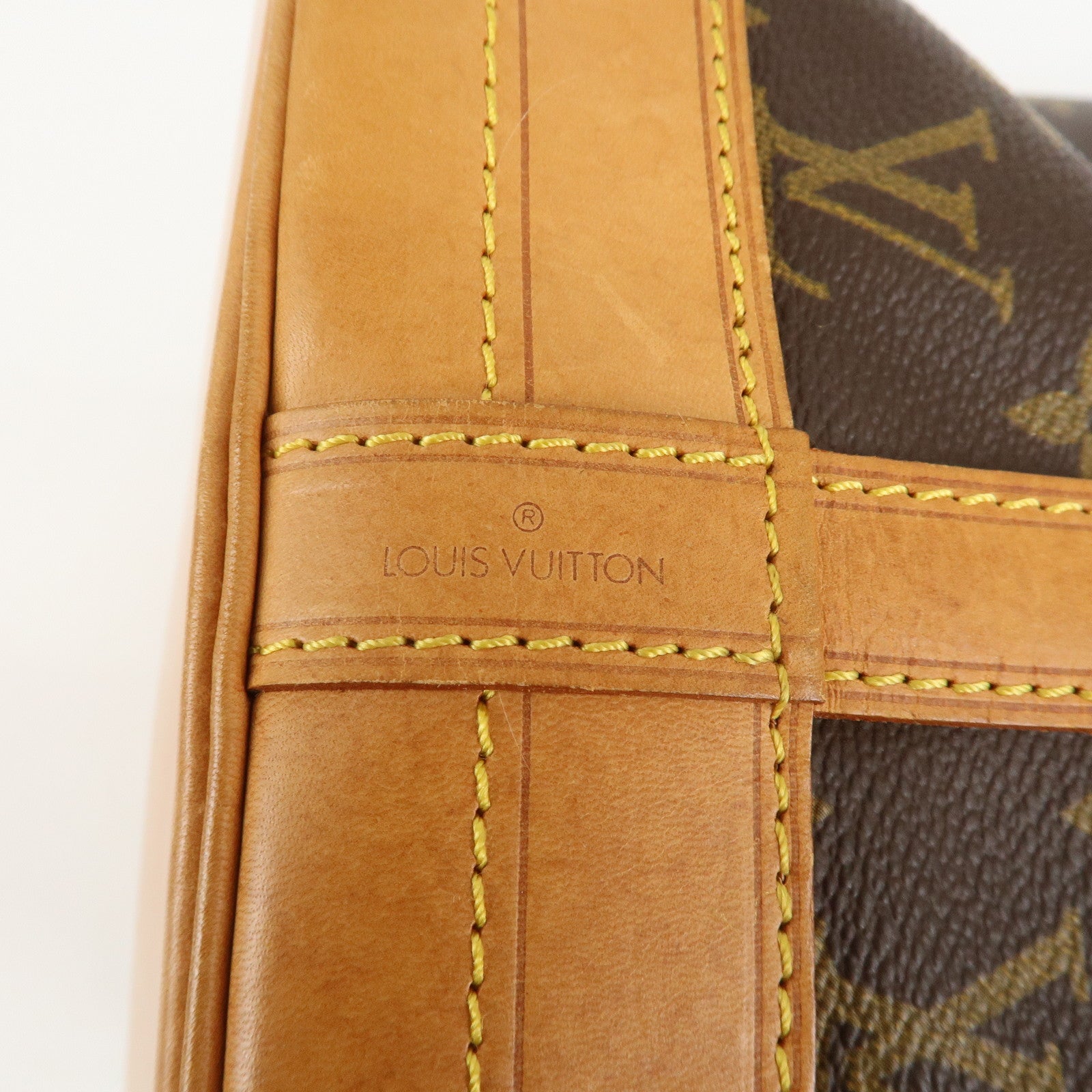 Louis Vuitton Monogram Noe Shoulder Bag Hand Bag Brown M42224 Used