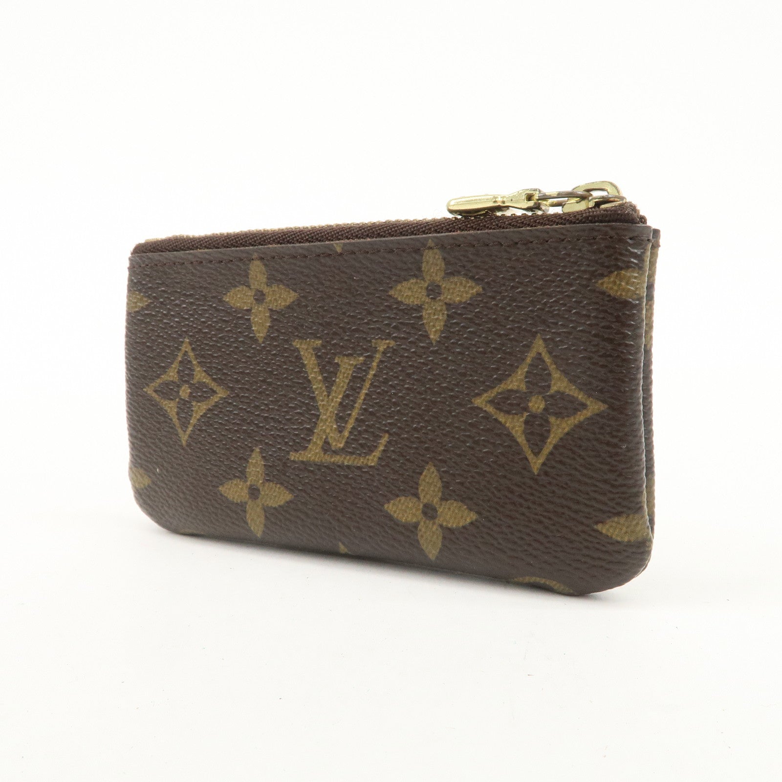 Louis Vuitton Monogram Set of 2 Canvas Coin Case Brown M62650 Used