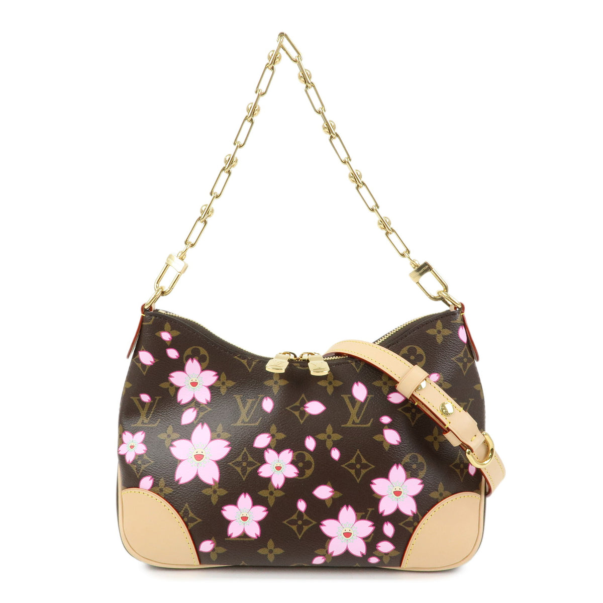 Louis Vuitton Monogram Cherry Blossom Boulogne PM Chain Shoulder Bag M