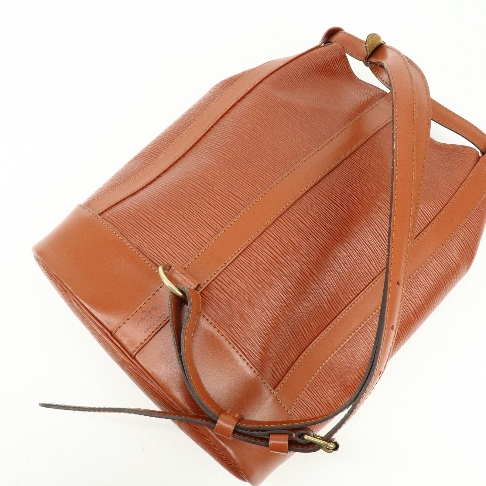 Louis Vuitton Epi Randonnee PM Shoulder Bag Kenya Brown M52353