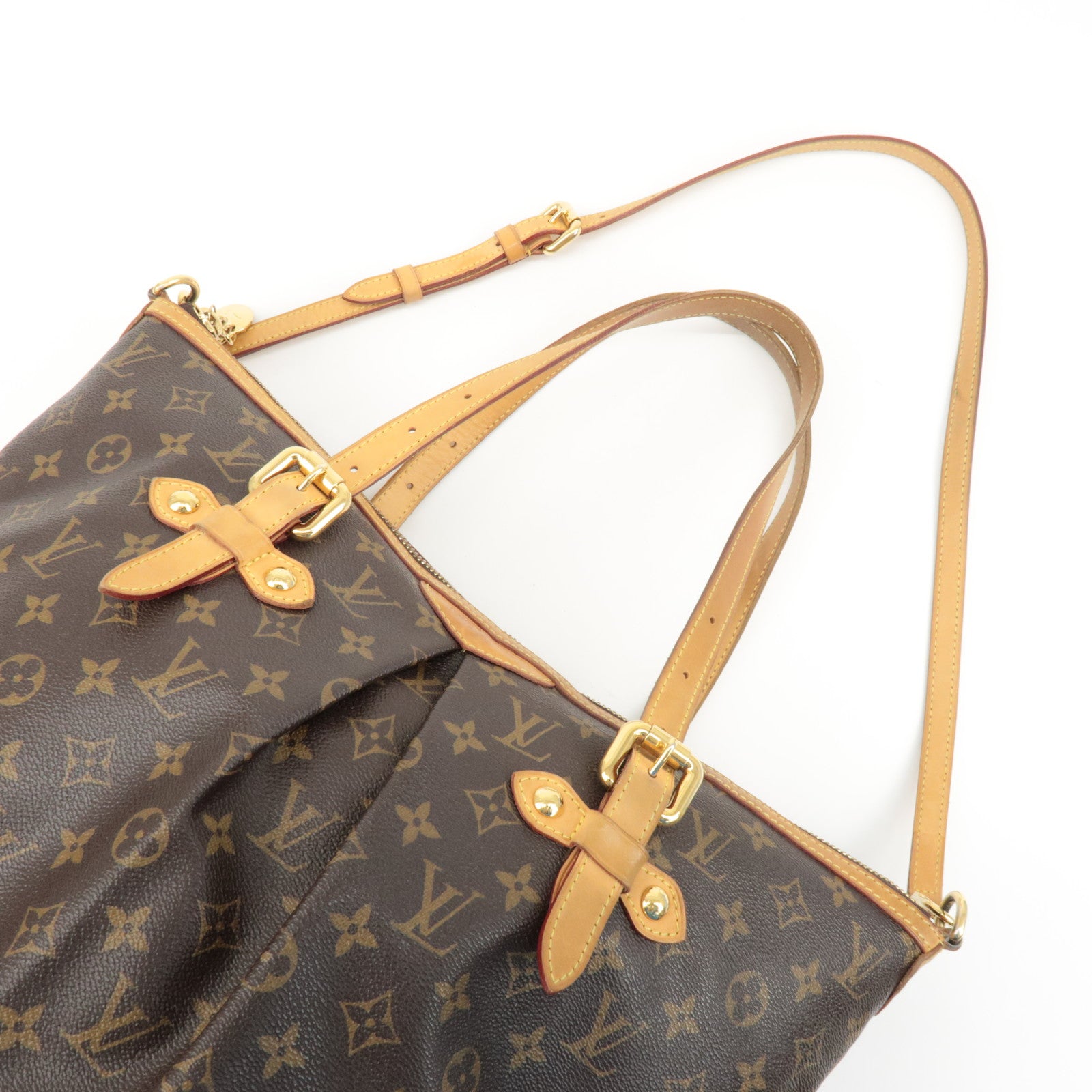 Louis Vuitton Monogram Palermo GM 2Way Hand Bag Brown M40146 Used