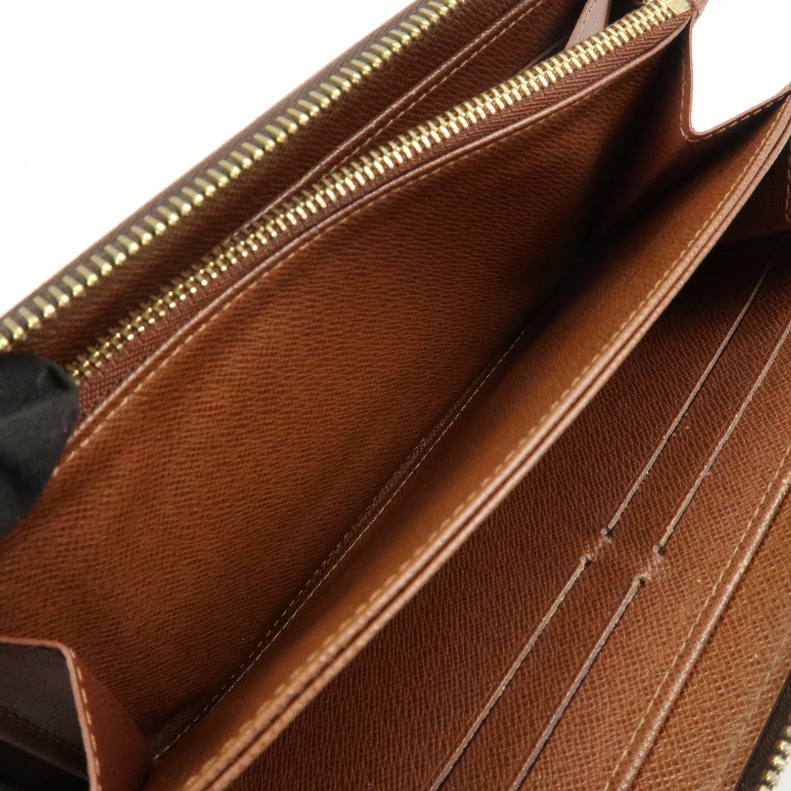 Louis Vuitton Monogram Canvas Zippy Long Wallet Brown M60017