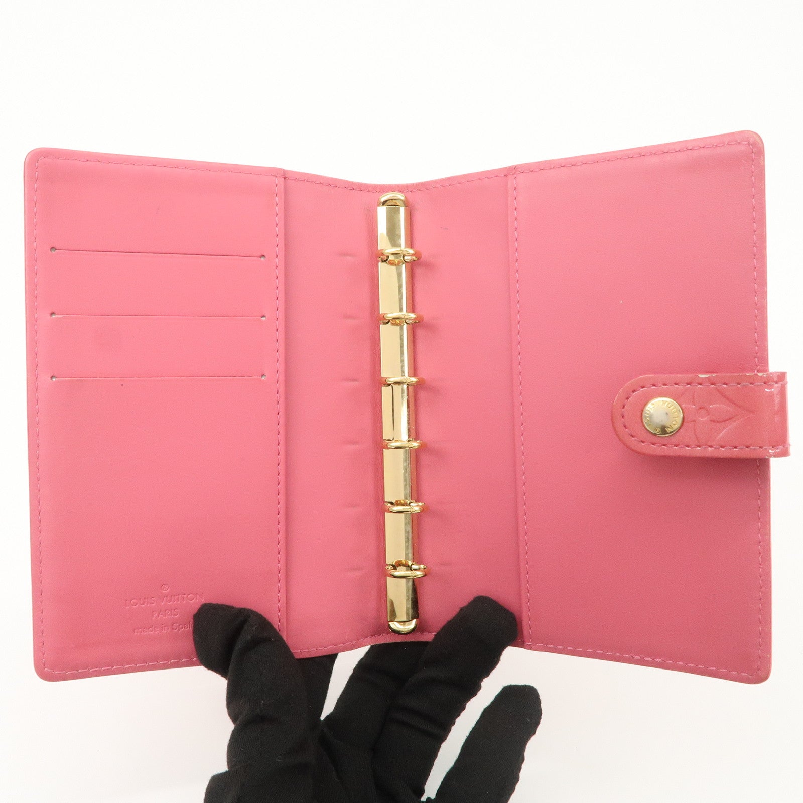 Louis Vuitton Monogram Vernis Agenda PM Planner Cover R2101F
