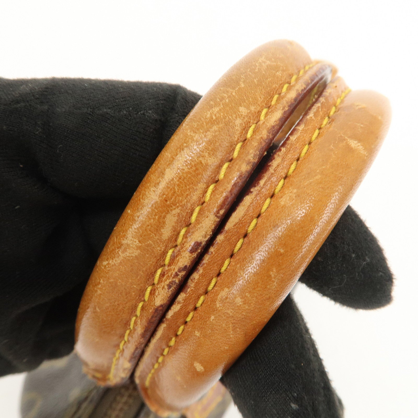 Louis Vuitton Monogram Mini Speedy Hand Bag Boston Bag Brown M41534