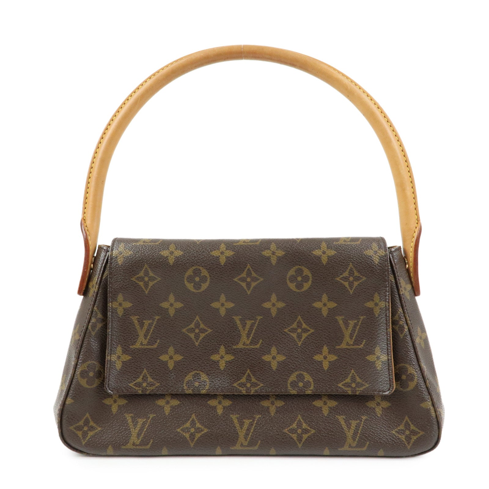 Louis Vuitton Monogram Mini Looping Shoulder Bag Brown M51147