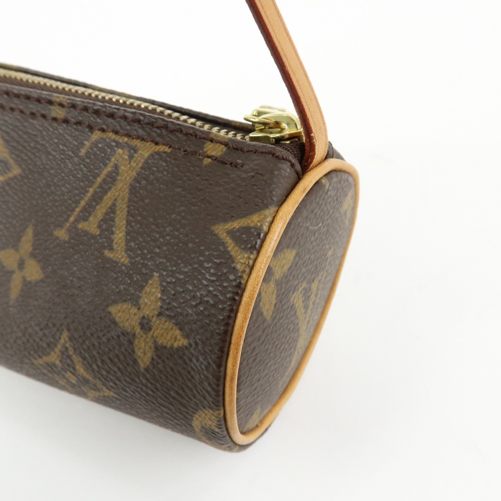 Louis Vuitton Monogram Canvas Leather Mini Pouch for Papillon Bag