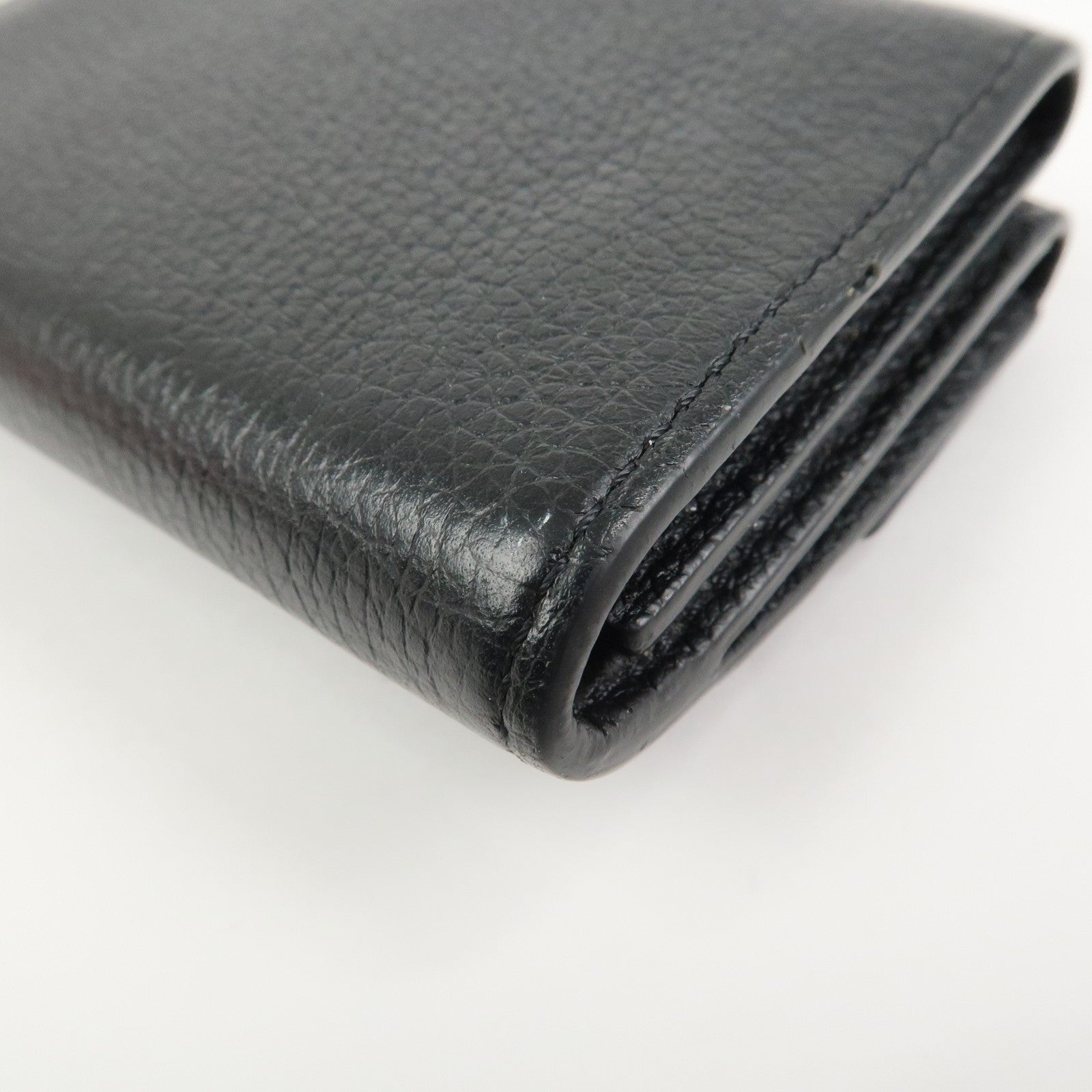Louis Vuitton Portefeuille Lock Mini Compact Wallet Noir M63921