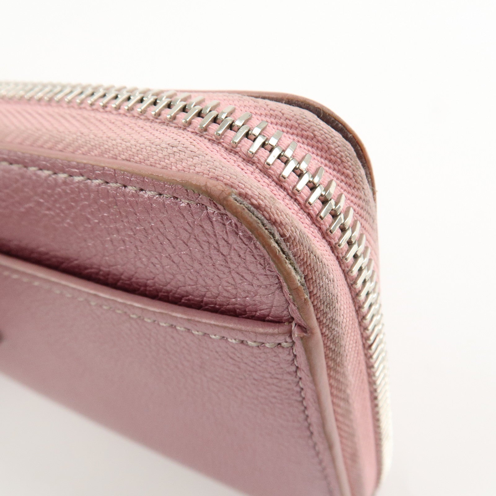 Louis Vuitton Calf Leather Zippy Lock Me Wallet Crystal Rose M69812 Used