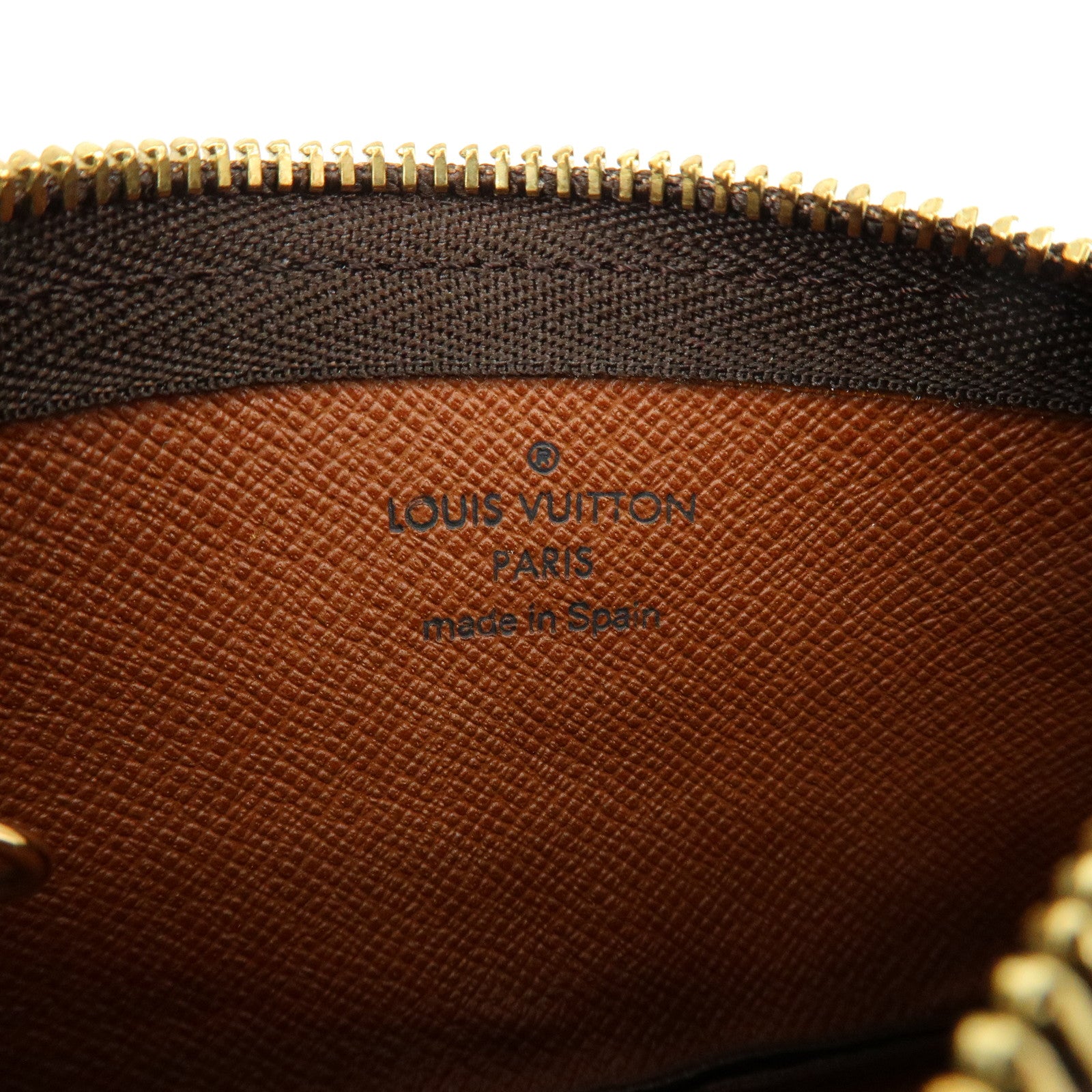 Louis Vuitton Monogram Pochette Cles Coin Case Key Case M62650