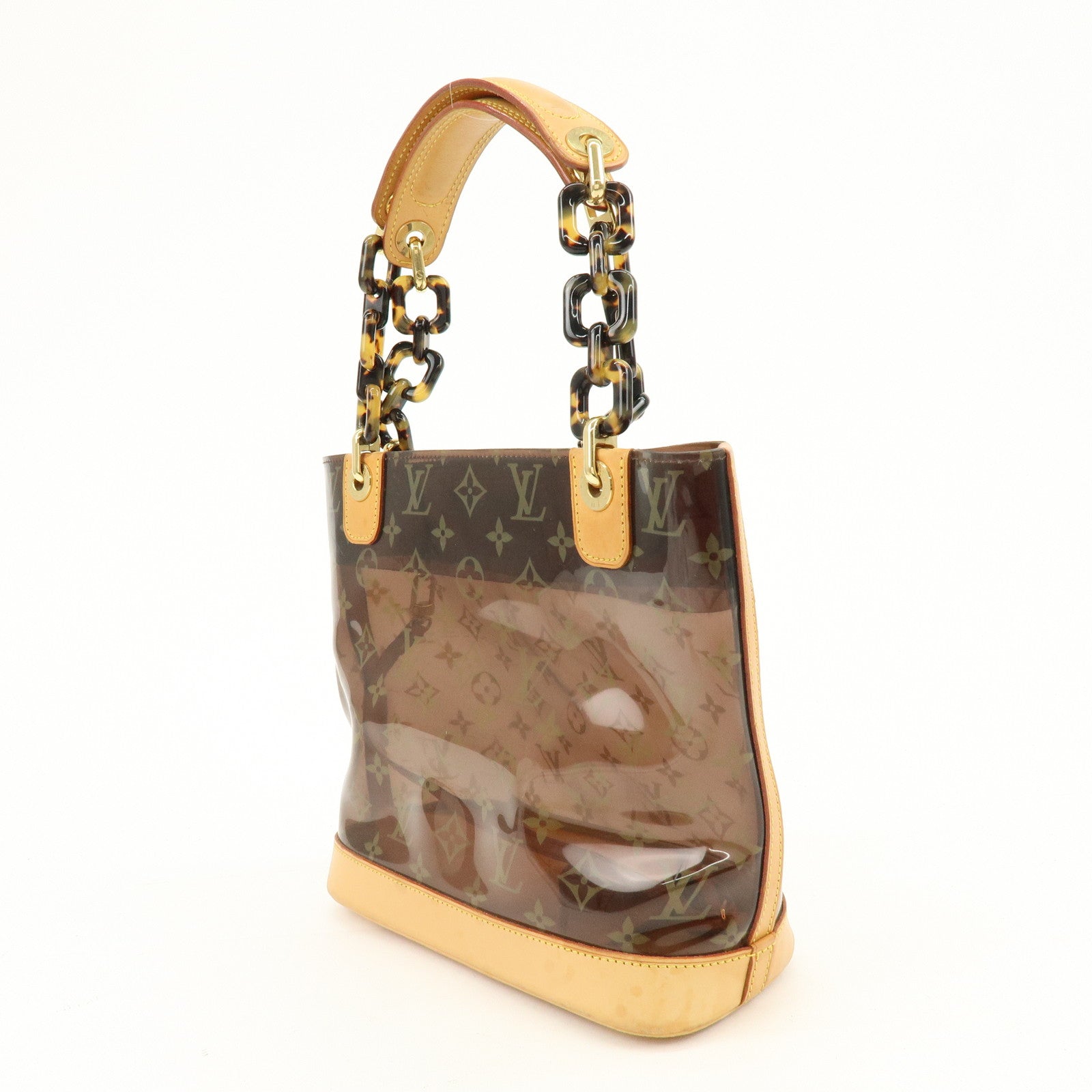 Louis Vuitton Monogram Cabas Ambre PM Tote Bag Clear Brown M92502