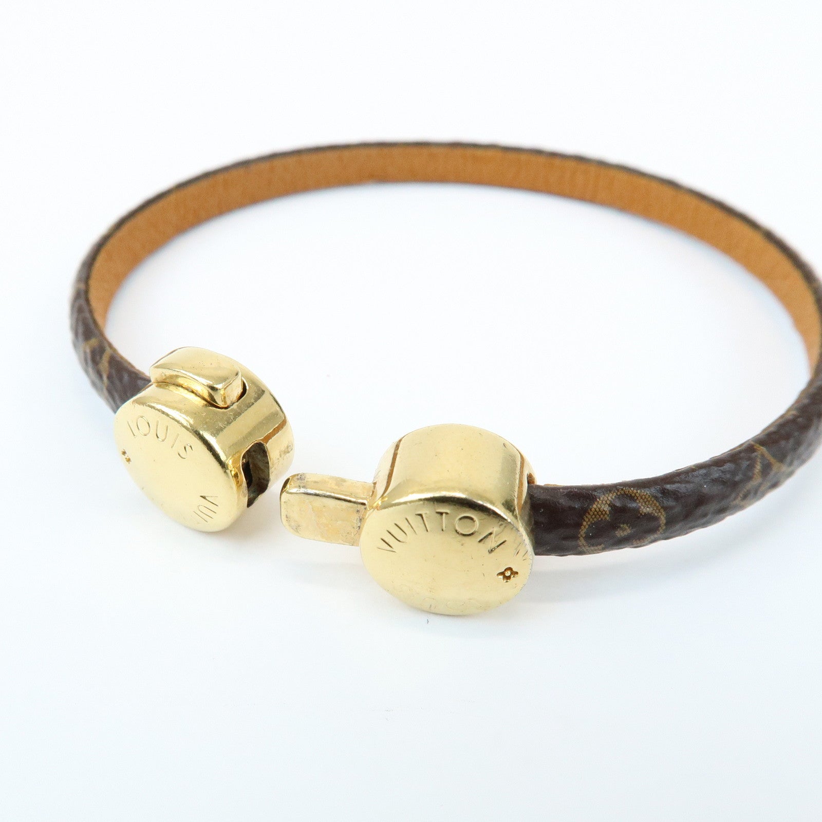 Louis Vuitton Monogram Historic Mini Bracelet Size 17 M6407F