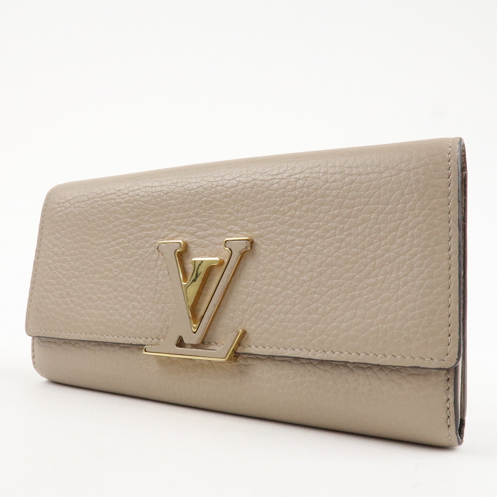 Louis Vuitton Portefeuille Capcines Taurillon Leather Wallet M61249 Used