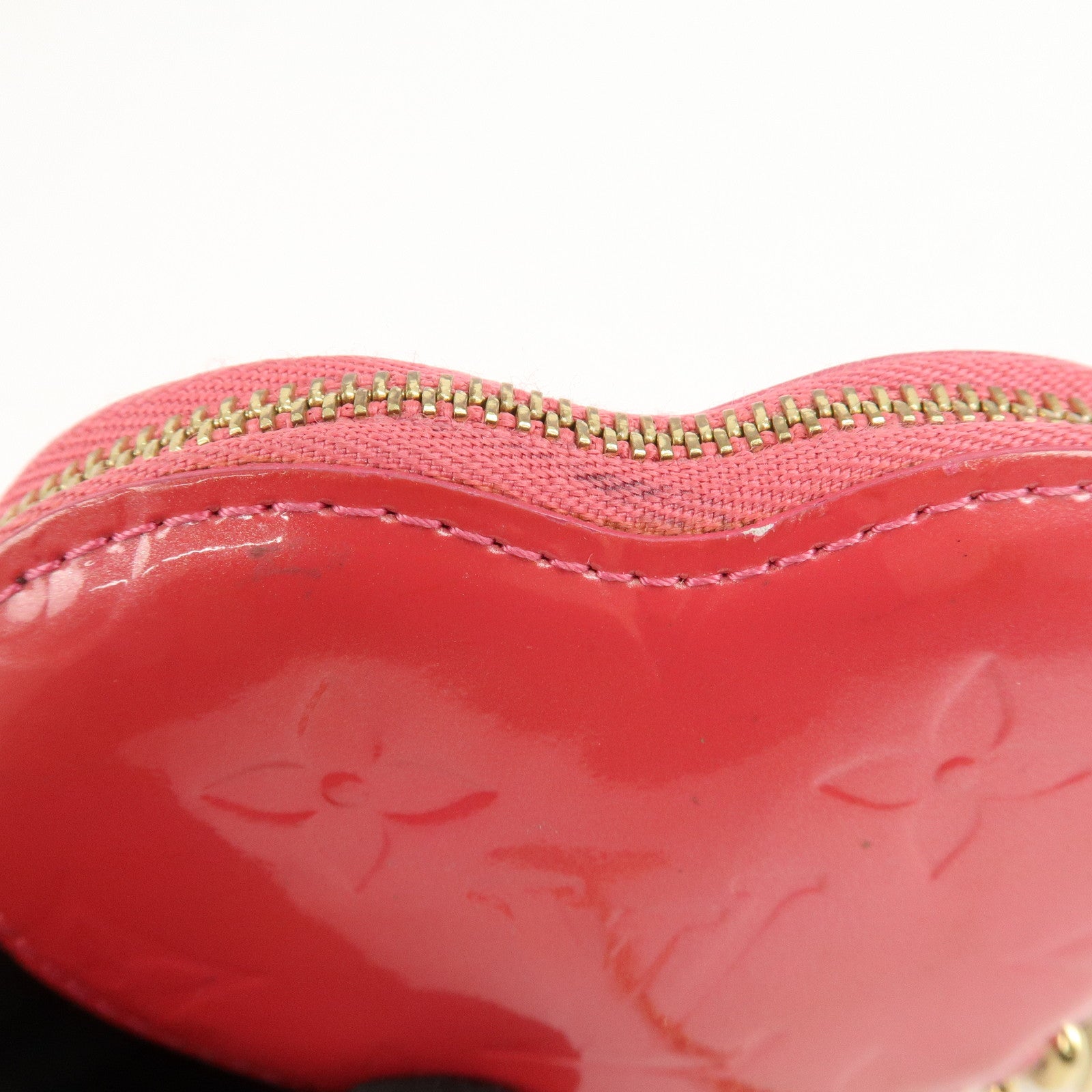 Louis Vuitton Monogram Vernis Porte Monnaie Coeur Coin Case M93562