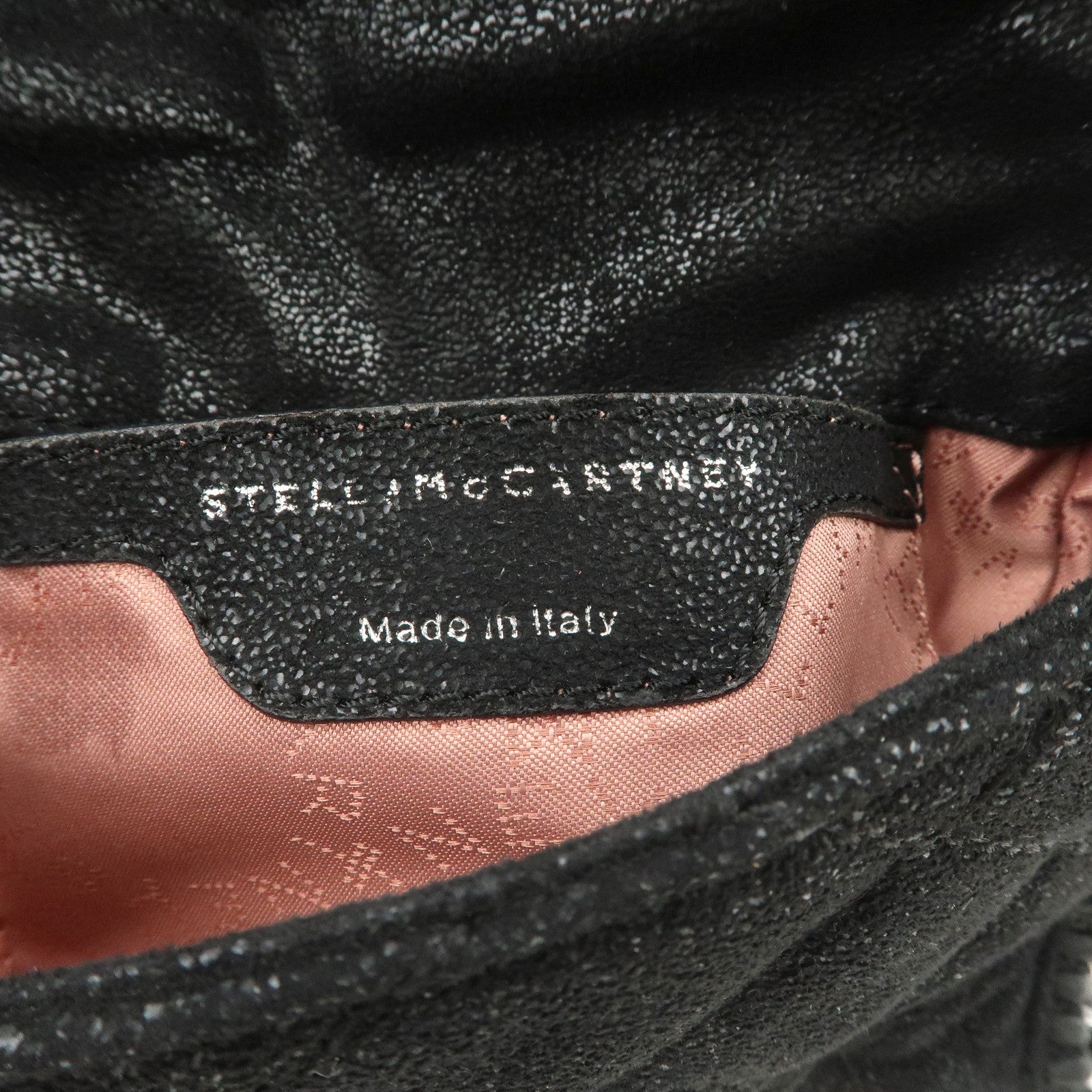 STELLA MCCARTNEY Falabella Quilting 2Way Hand Shoulder Bag Black