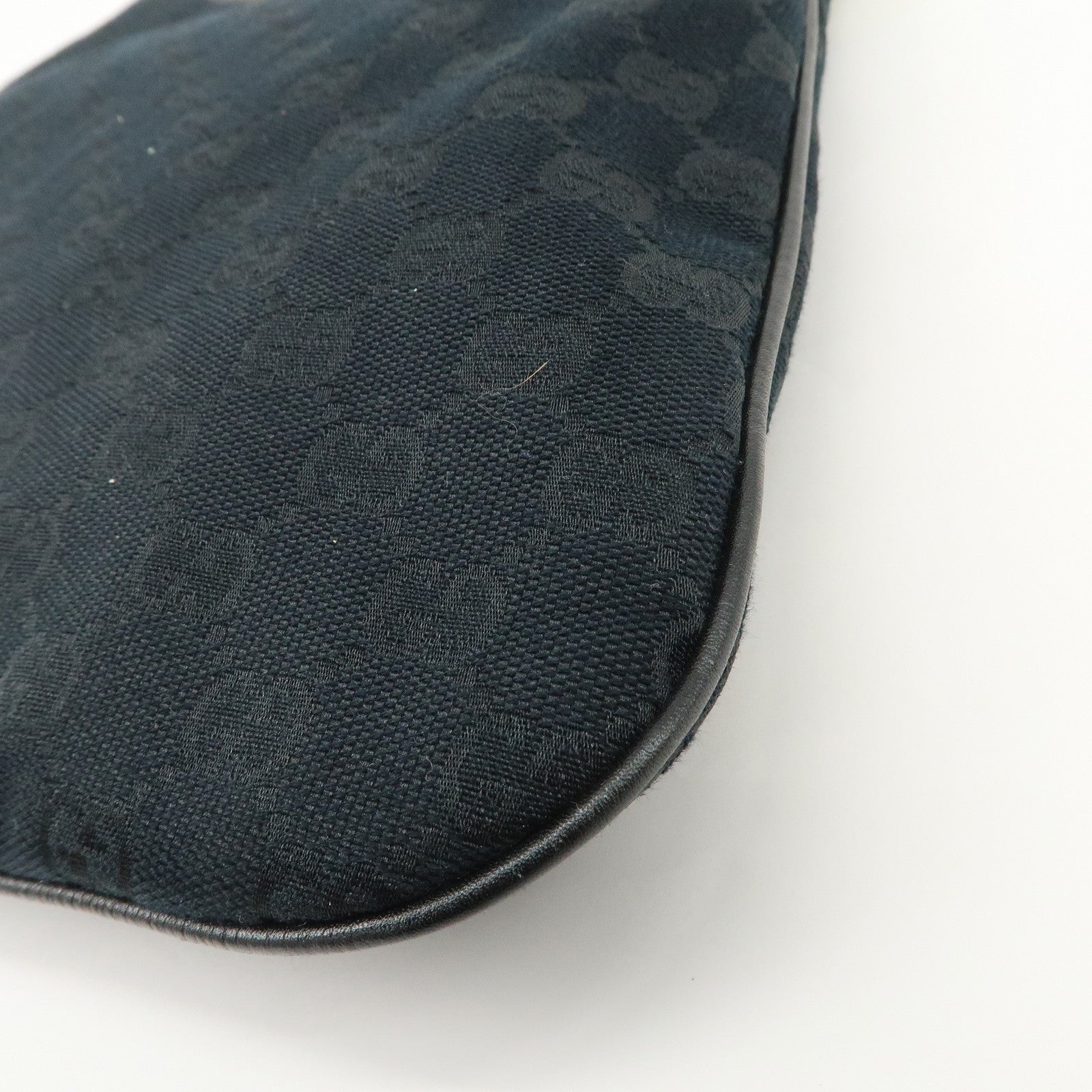 GUCCI Interlocking G GG Monogram Canvas Leather Shoulder Bag 169947