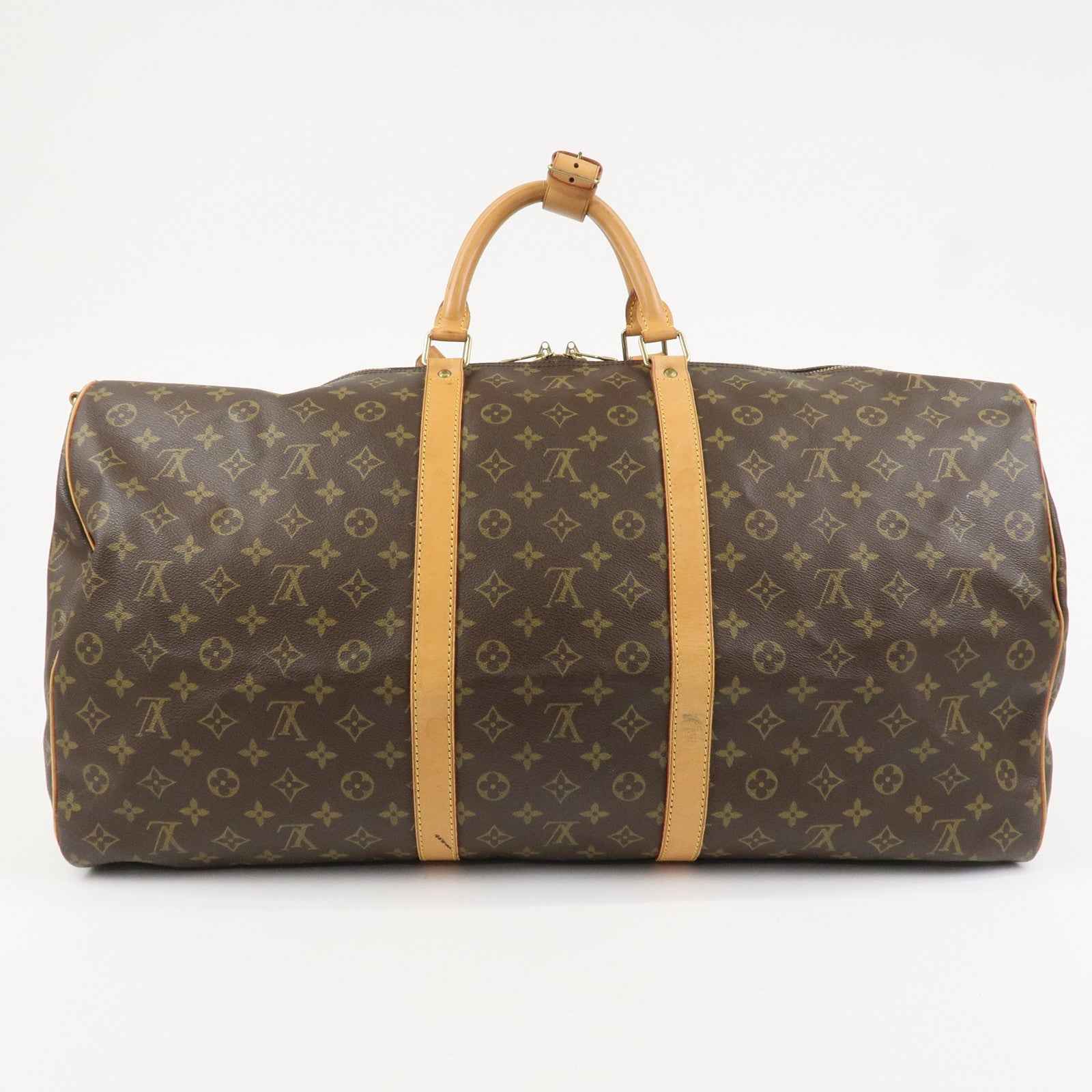 Louis Vuitton Monogram Keep All Bandouliere 60 Boston Bag M41412