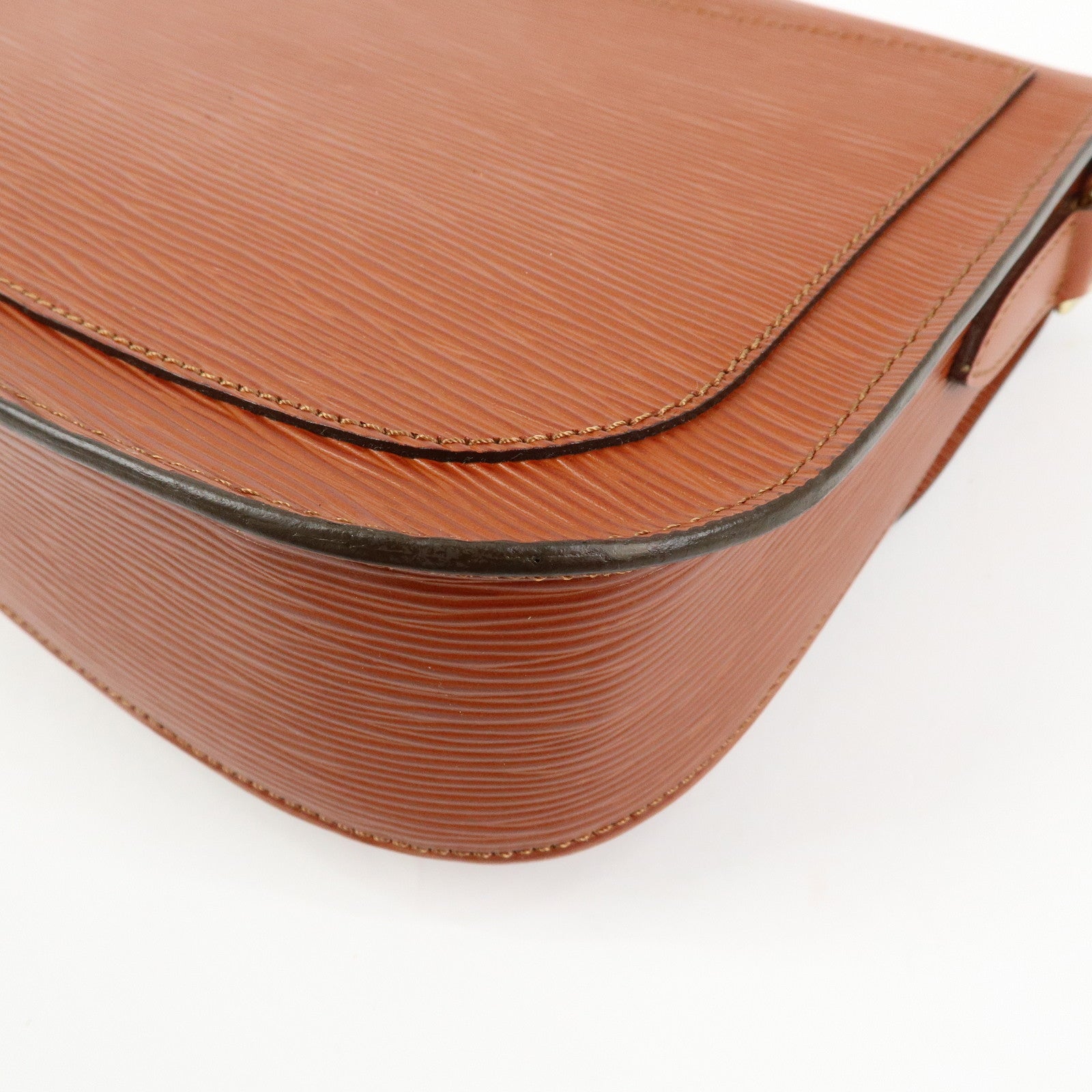 Louis Vuitton Epi Saint Cloud Shoulder Bag Kenya Brown M52193