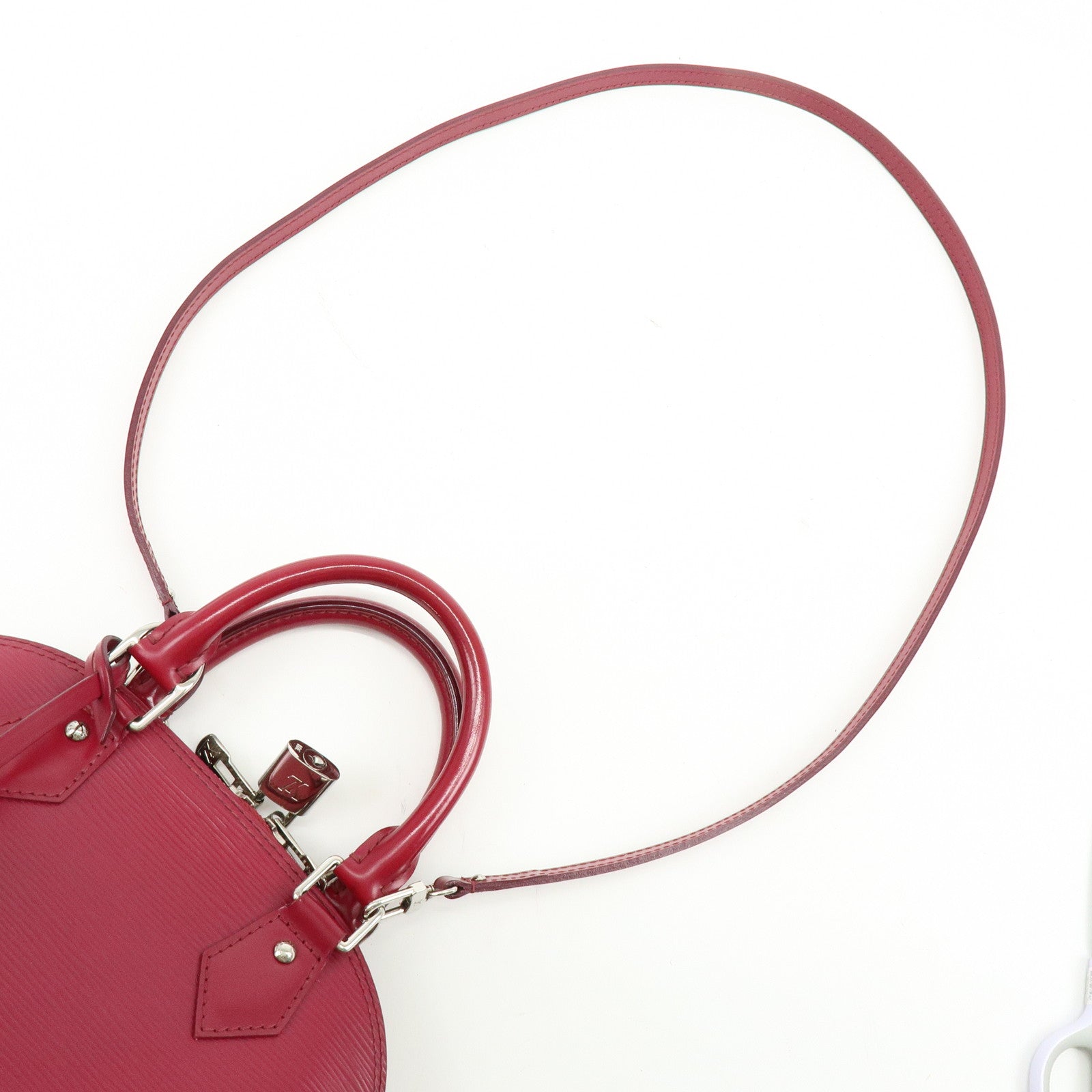 Louis Vuitton Epi Alma BB 2Way Hand Bag Shoulder Bag Fuchsia M40851