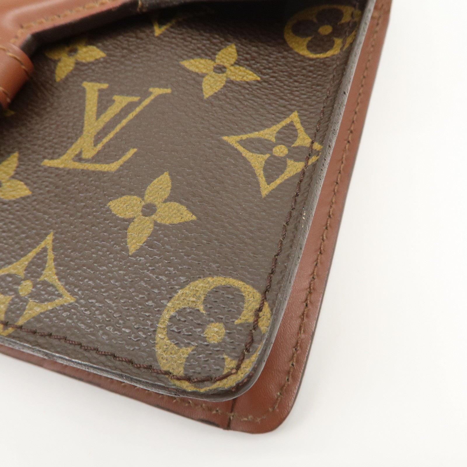 Louis Vuitton Monogram Chailot Clutch Bag Brown M51788