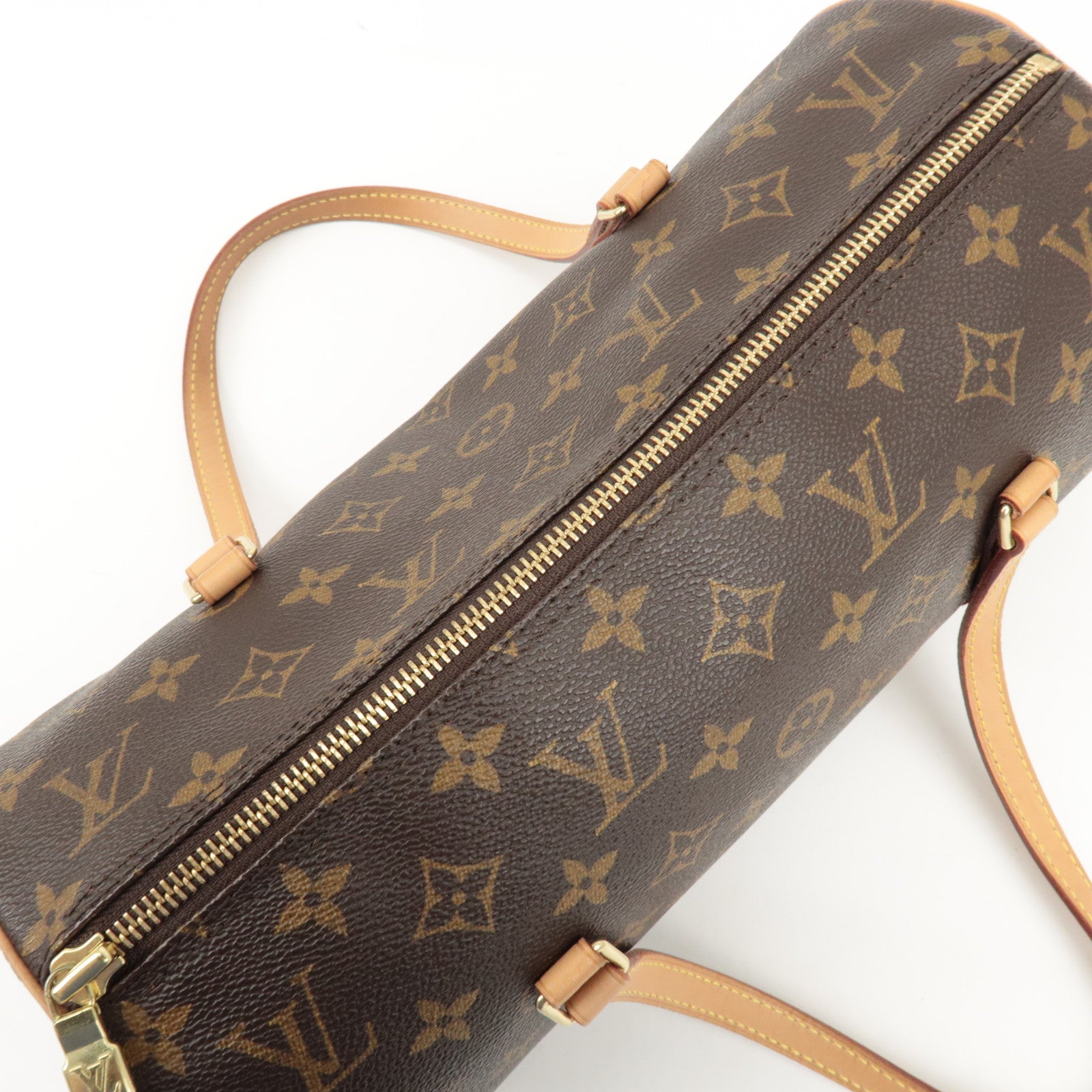 Louis Vuitton Monogram Canvas Leather Papillon 30 Brown M51385 Used