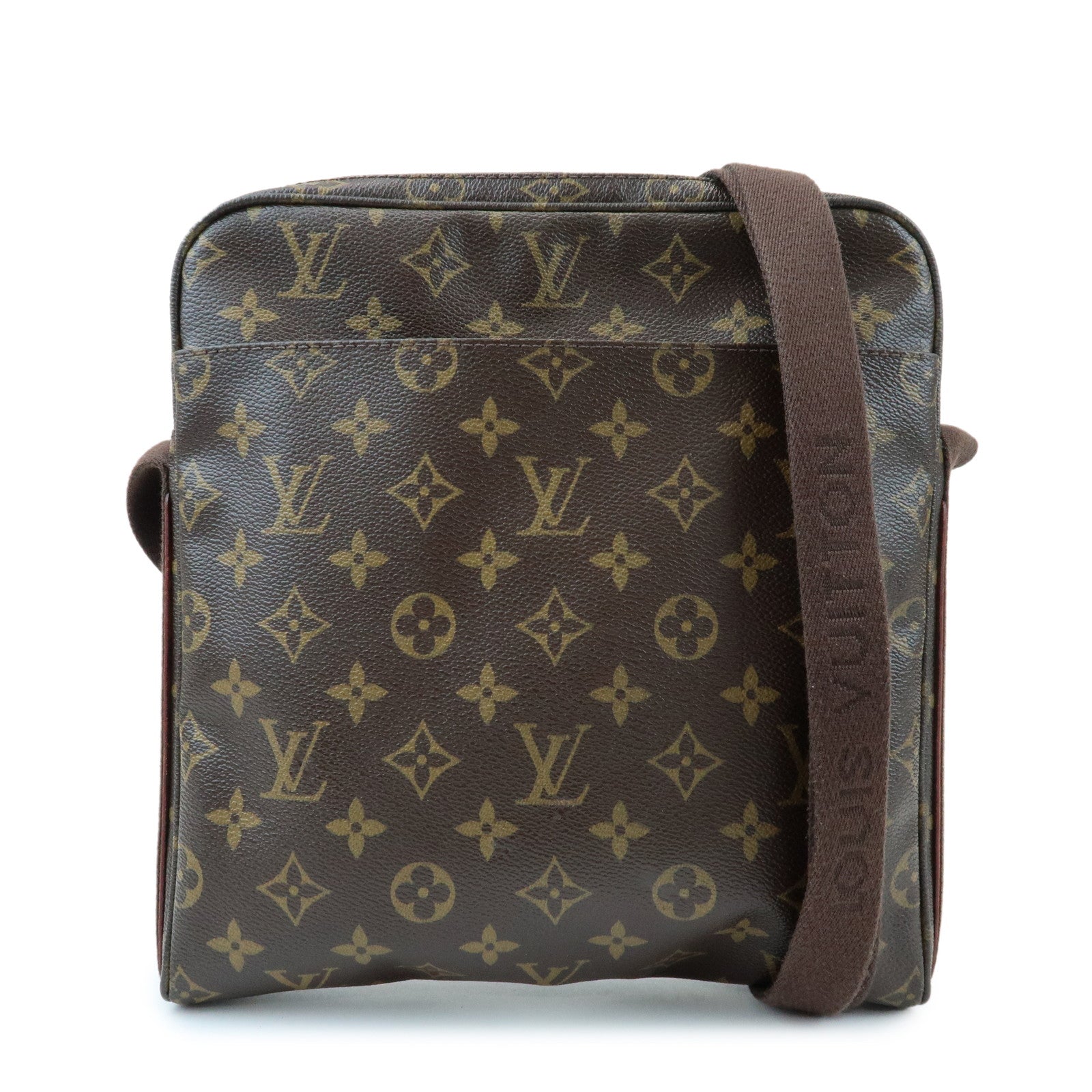 Louis Vuitton Monogram Trotteur Beaubourg Shoulder Bag Brown M97037