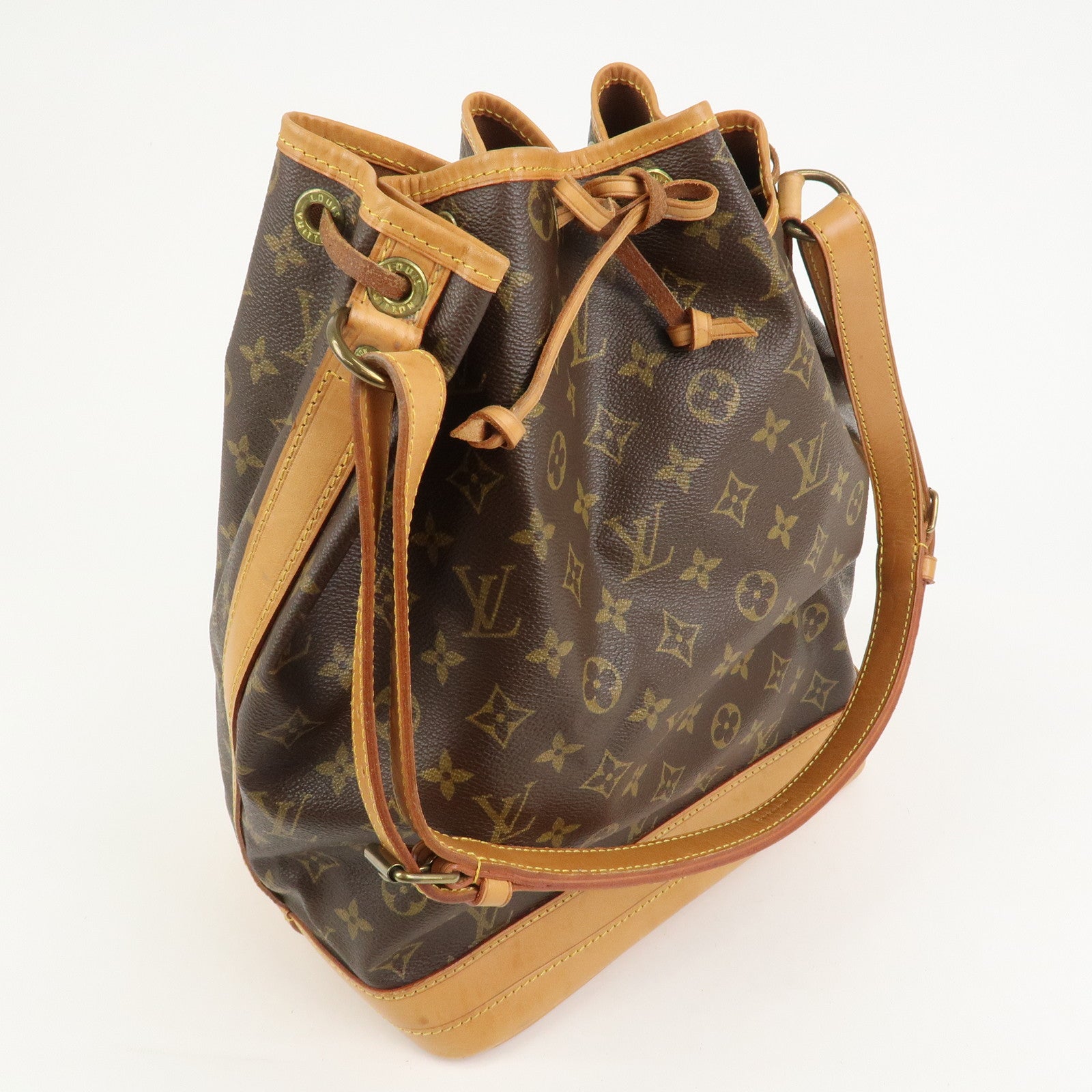 Louis Vuitton Monogram Noe Shoulder Bag Hand Bag Brown M42224