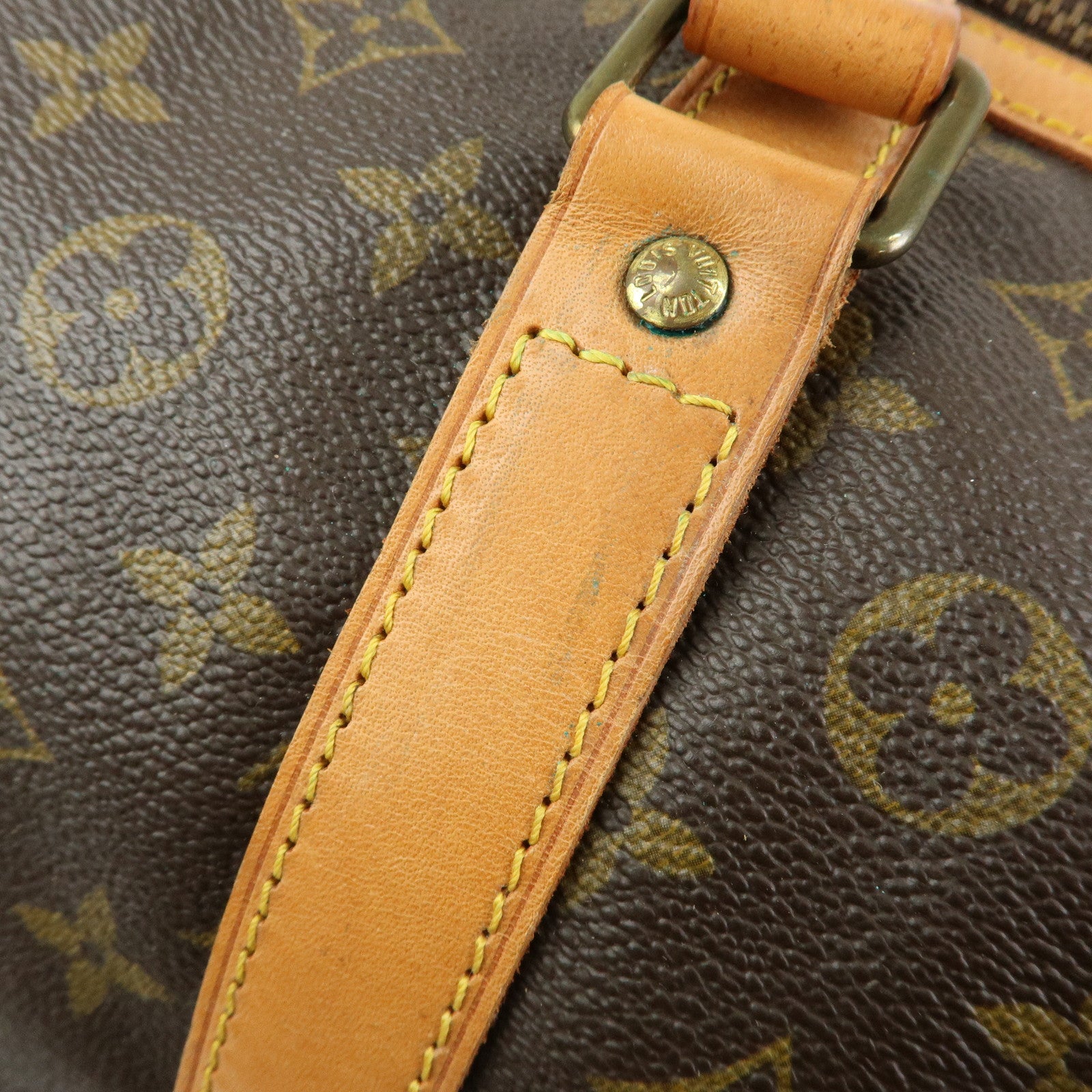 Louis Vuitton Monogram Sac Souple 55 Boston Bag Brown M41622