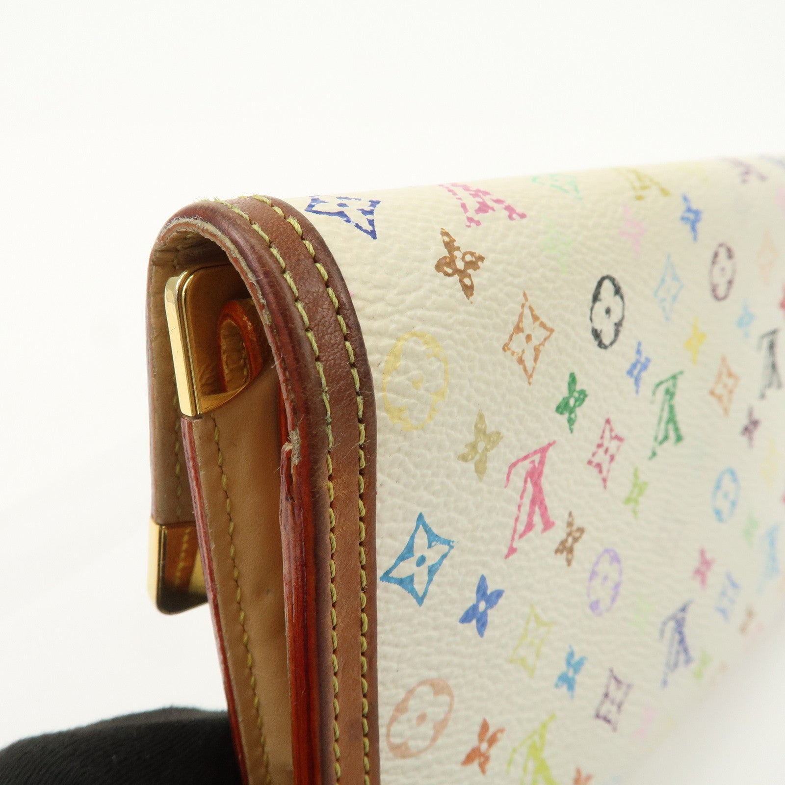 Louis Vuitton Monogram Multicolor Porte Trezor International Long Wallet M92659